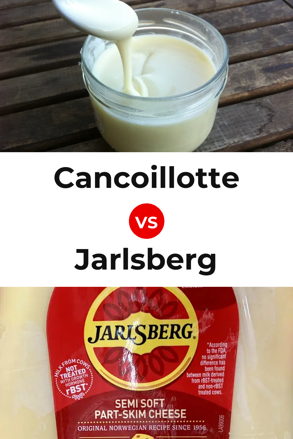 Cancoillotte Cheese vs Jarlsberg Cheese Pinterest comparison