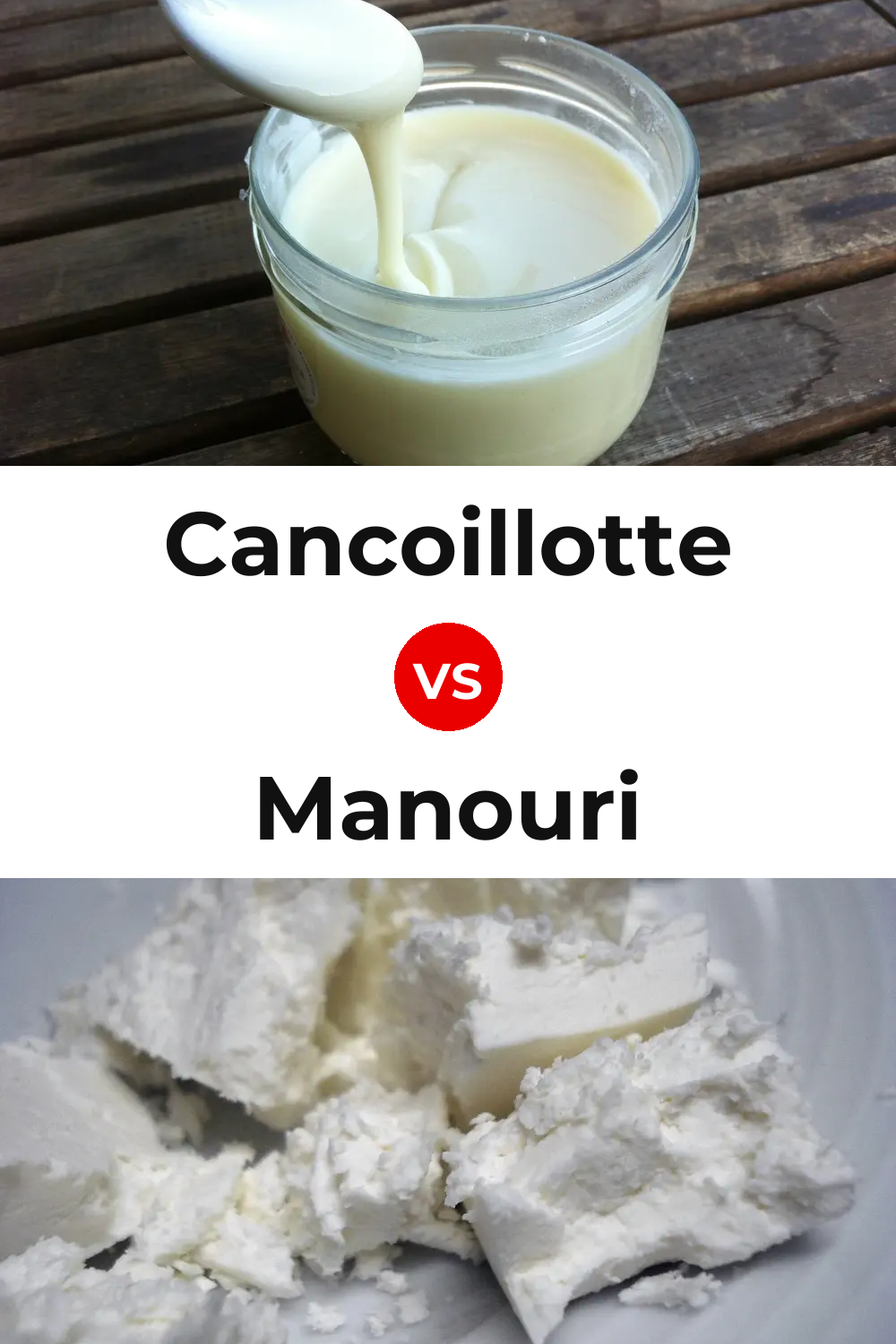 Cancoillotte Cheese vs Manouri Cheese Pinterest comparison