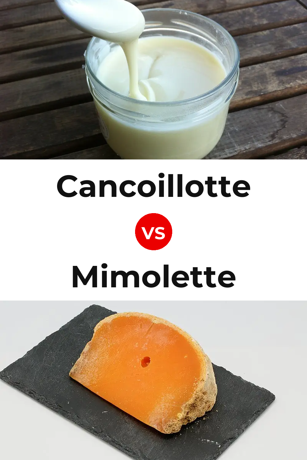 Cancoillotte Cheese vs Mimolette Cheese Pinterest comparison
