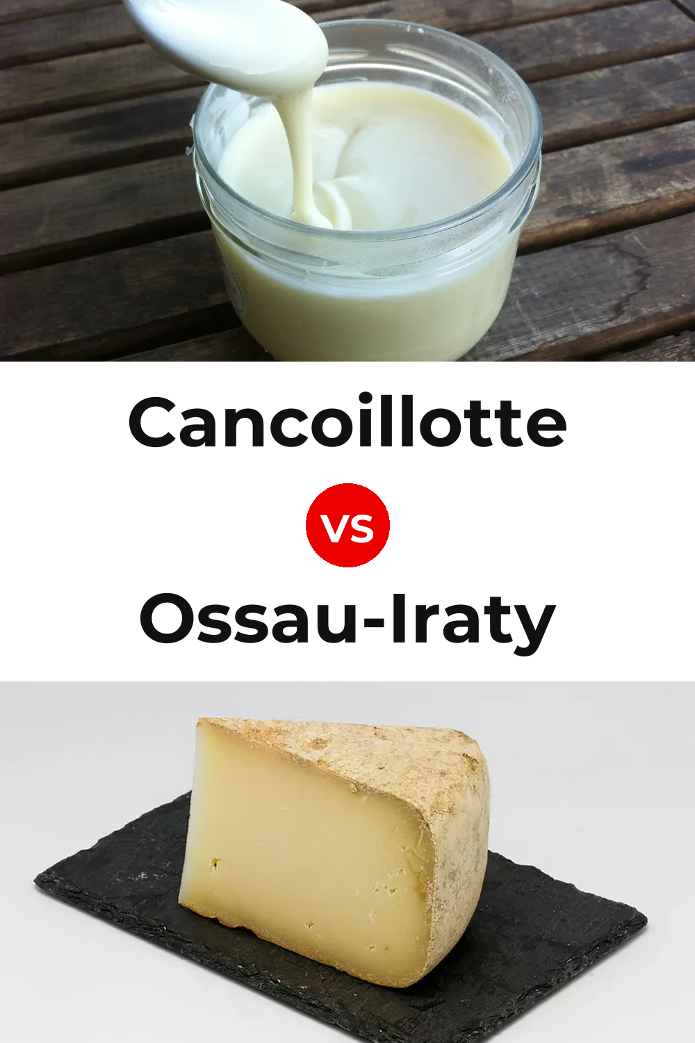 Cancoillotte Cheese vs Ossau-Iraty Cheese Pinterest comparison