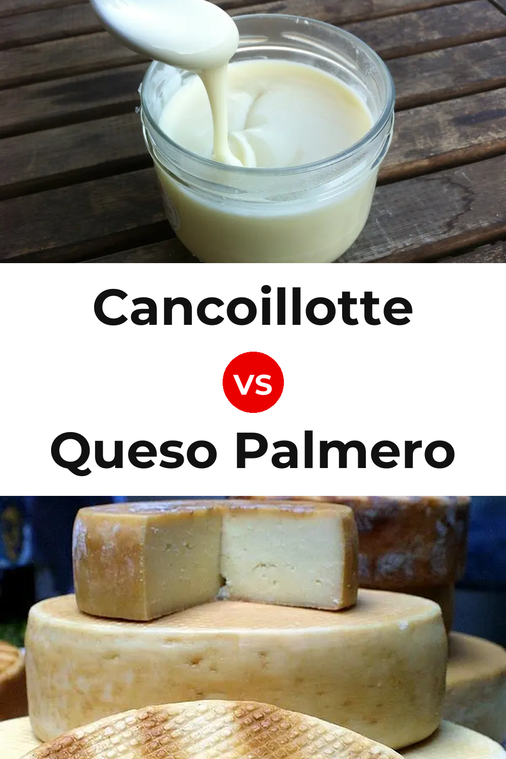 Cancoillotte Cheese vs Queso Palmero Pinterest comparison