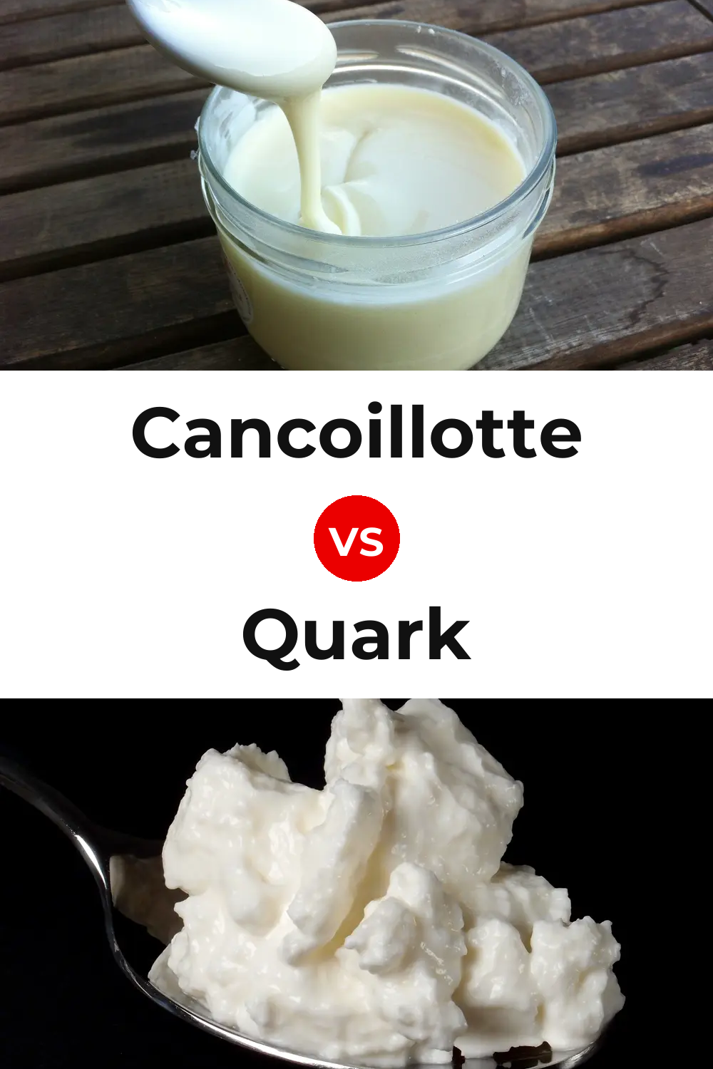 Cancoillotte Cheese vs Quark Cheese Pinterest comparison