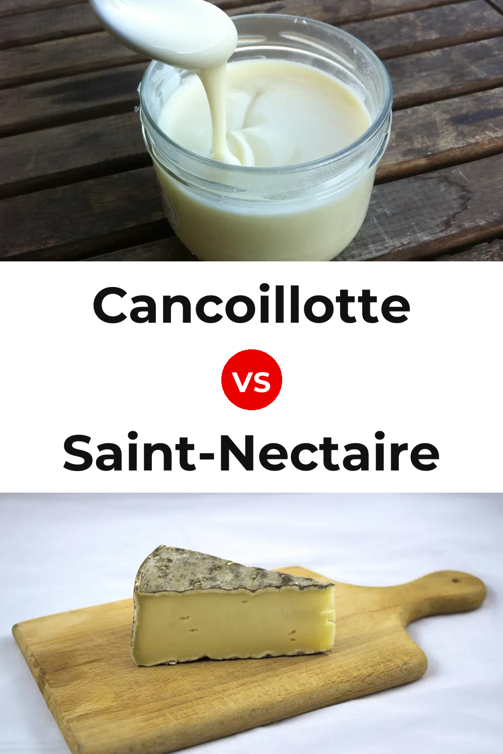 Cancoillotte Cheese vs Saint-Nectaire Cheese Pinterest comparison