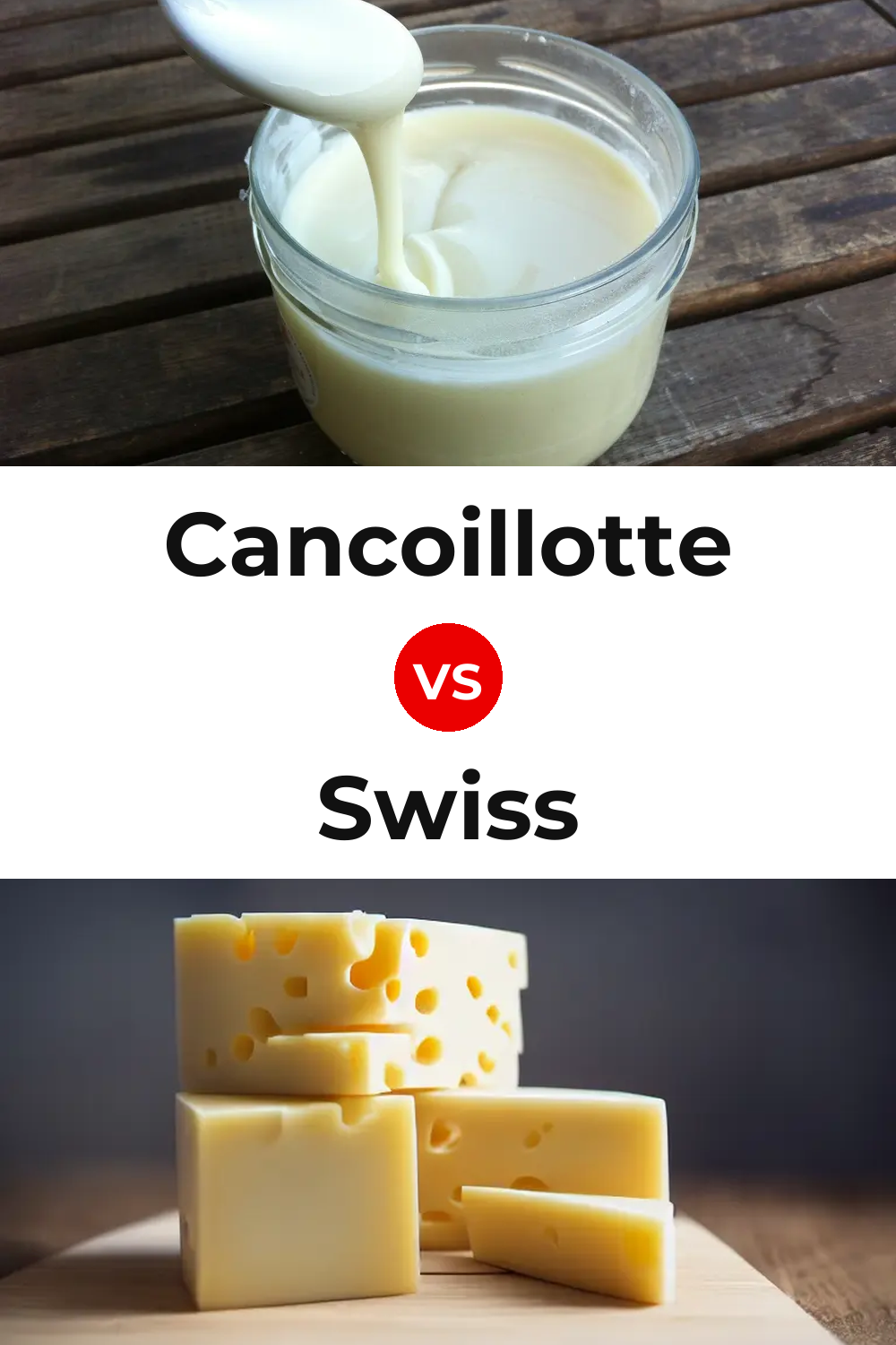 Cancoillotte Cheese vs Swiss Cheese Pinterest comparison