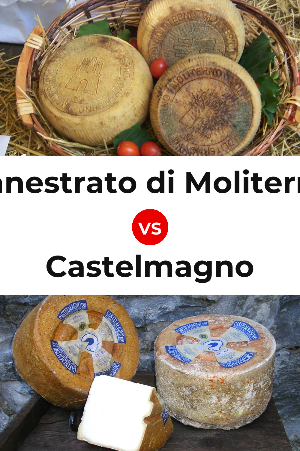 Canestrato di Moliterno Cheese vs Castelmagno Cheese Pinterest comparison