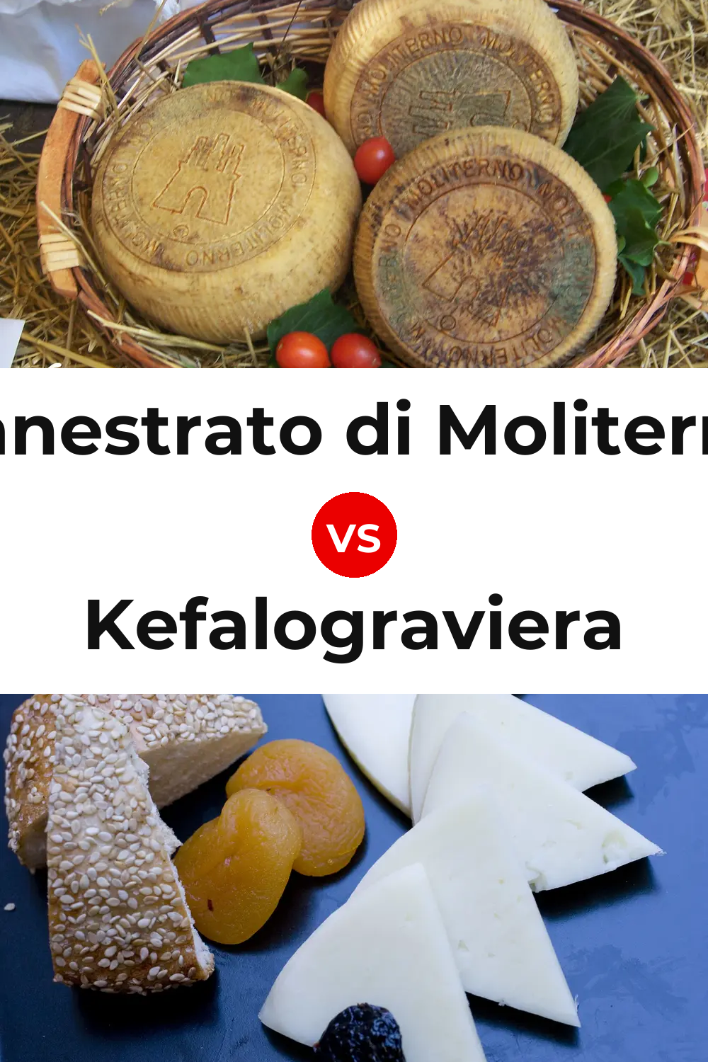 Canestrato di Moliterno Cheese vs Kefalograviera Cheese Pinterest comparison