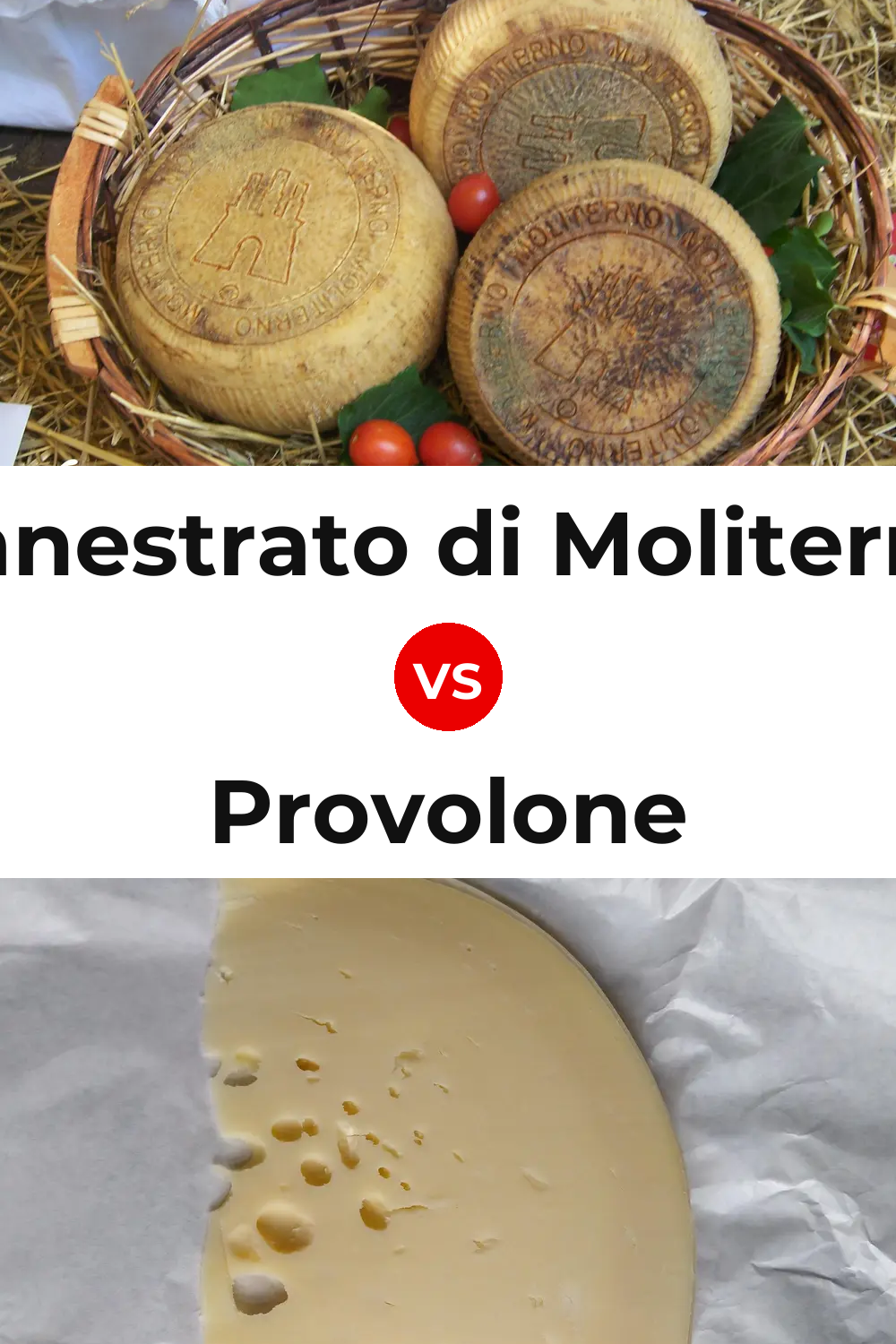 Canestrato di Moliterno Cheese vs Provolone Cheese Pinterest comparison