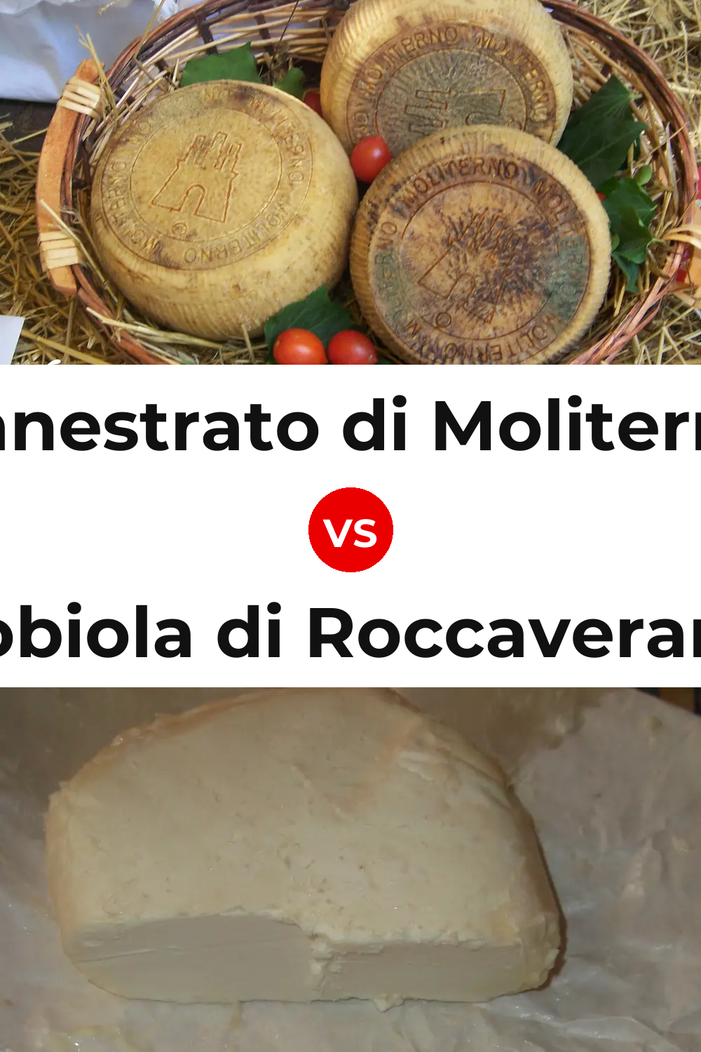 Canestrato di Moliterno Cheese vs Robiola di Roccaverano Cheese Pinterest comparison