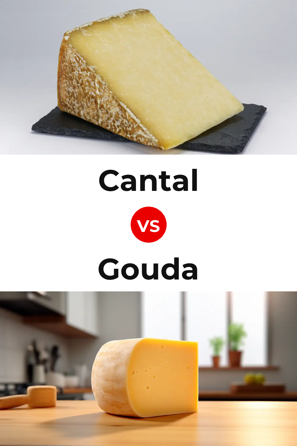 Cantal Cheese vs Gouda Cheese Pinterest comparison