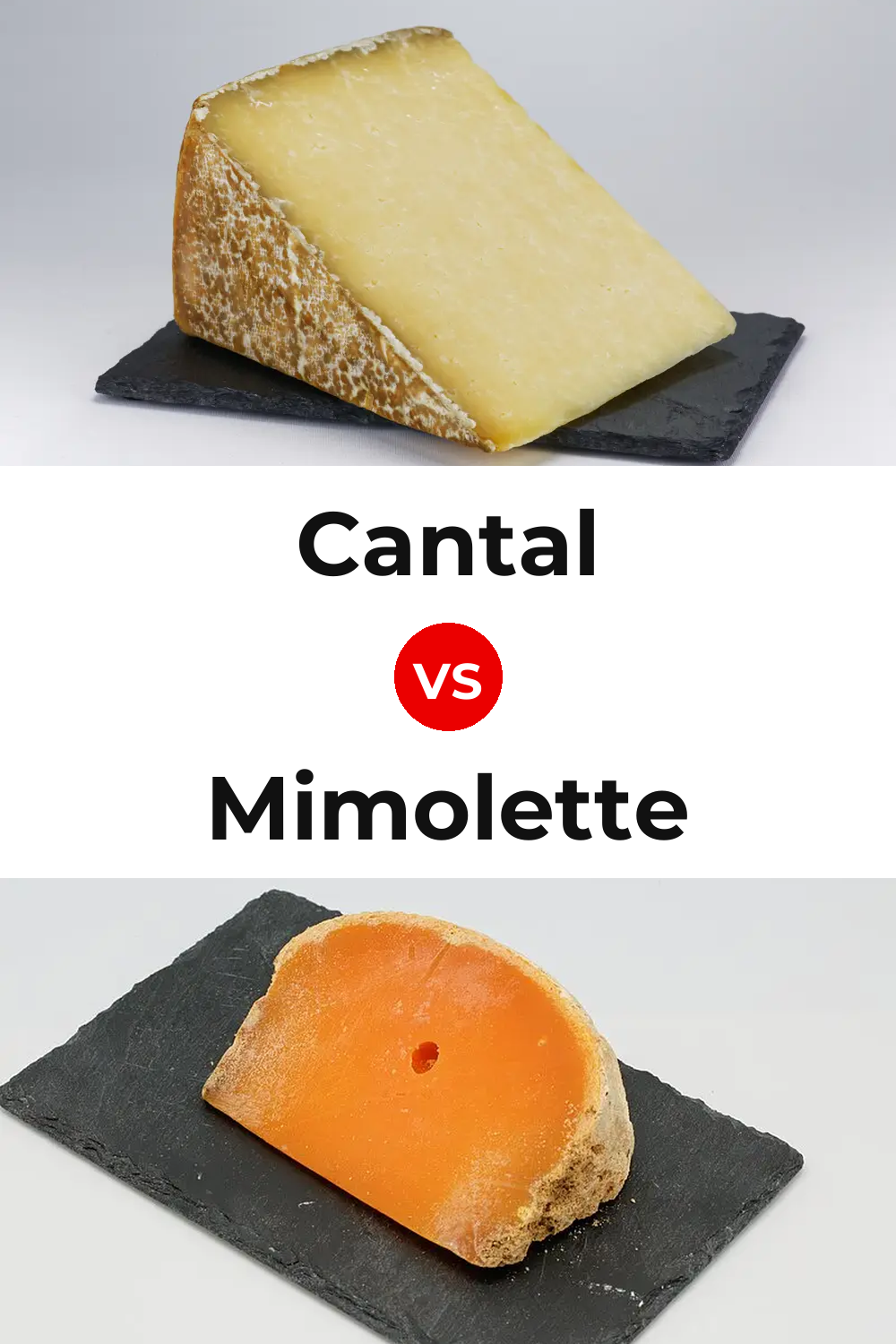 Cantal Cheese vs Mimolette Cheese Pinterest comparison
