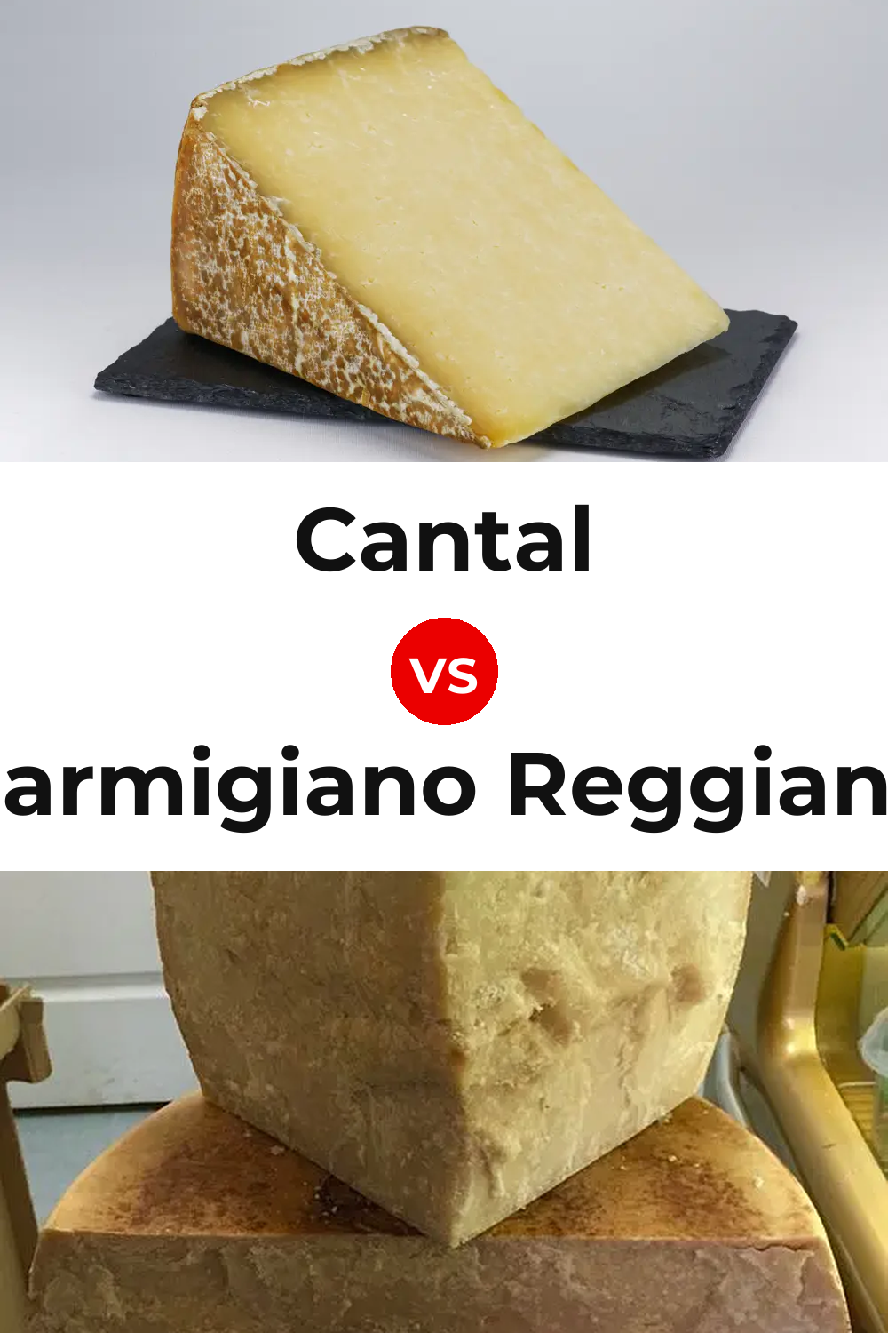 Cantal Cheese vs Parmigiano Reggiano Cheese Pinterest comparison