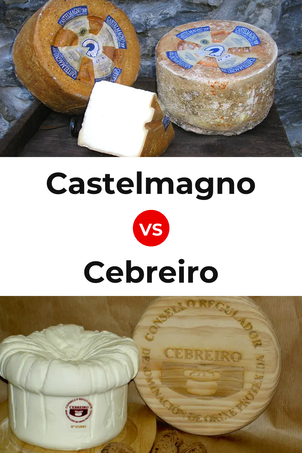 Castelmagno Cheese vs Cebreiro Cheese Pinterest comparison
