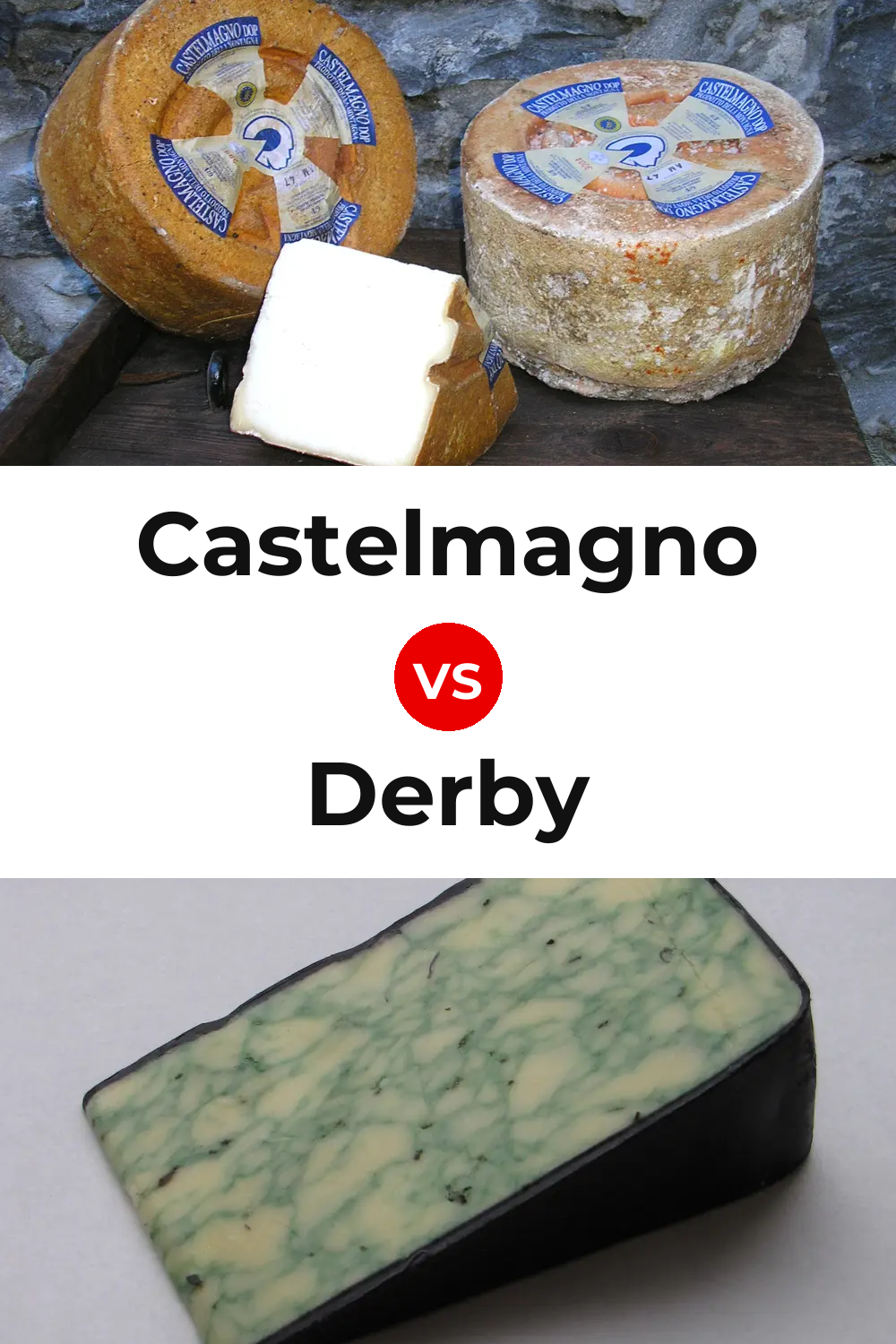 Castelmagno Cheese vs Derby Cheese Pinterest comparison