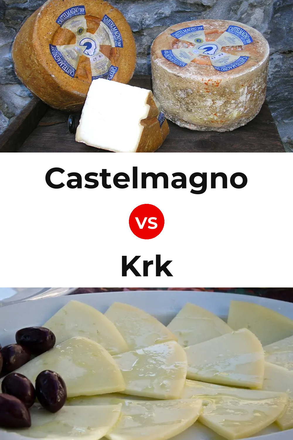 Castelmagno Cheese vs Krk Cheese Pinterest comparison