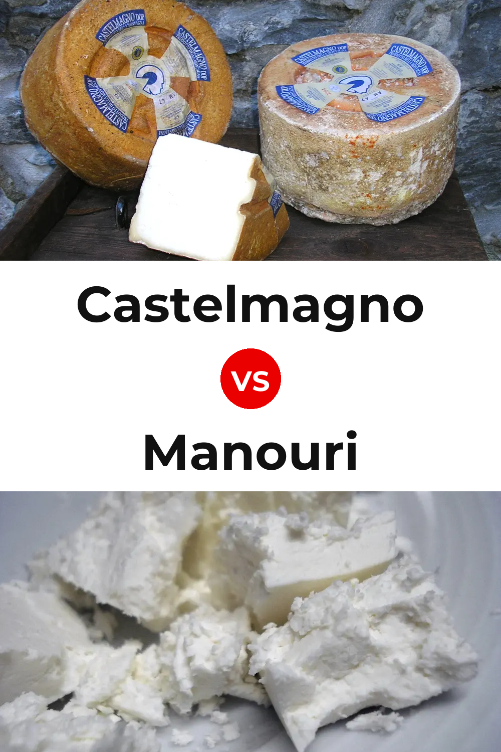 Castelmagno Cheese vs Manouri Cheese Pinterest comparison
