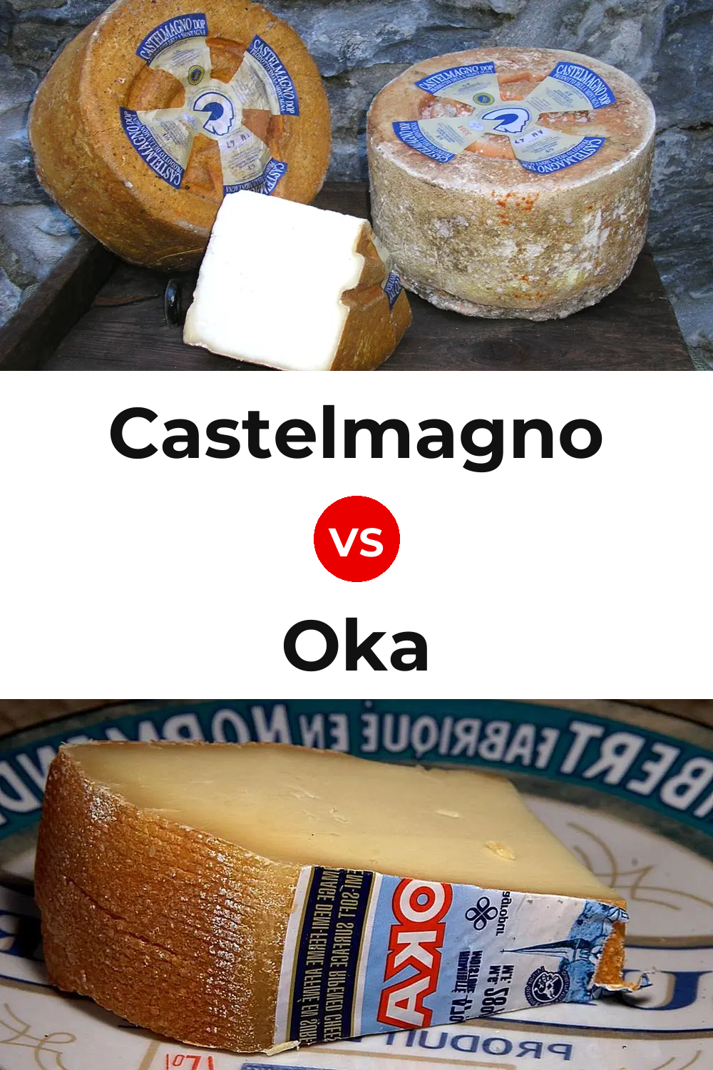 Castelmagno Cheese vs Oka Cheese Pinterest comparison