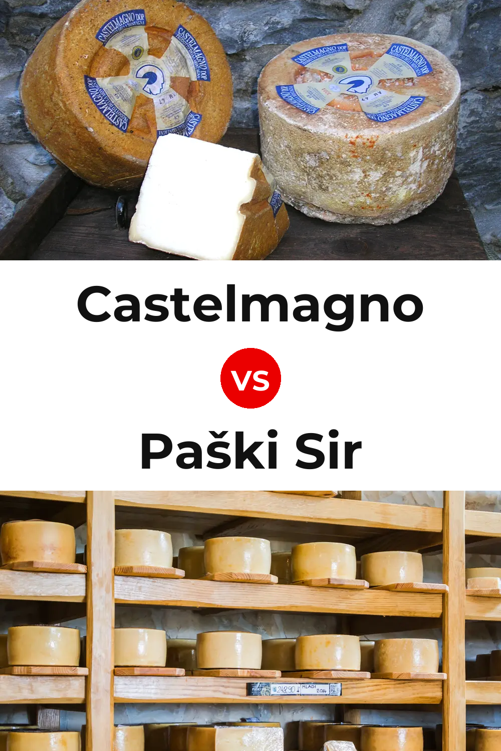 Castelmagno Cheese vs Paški Sir Cheese Pinterest comparison
