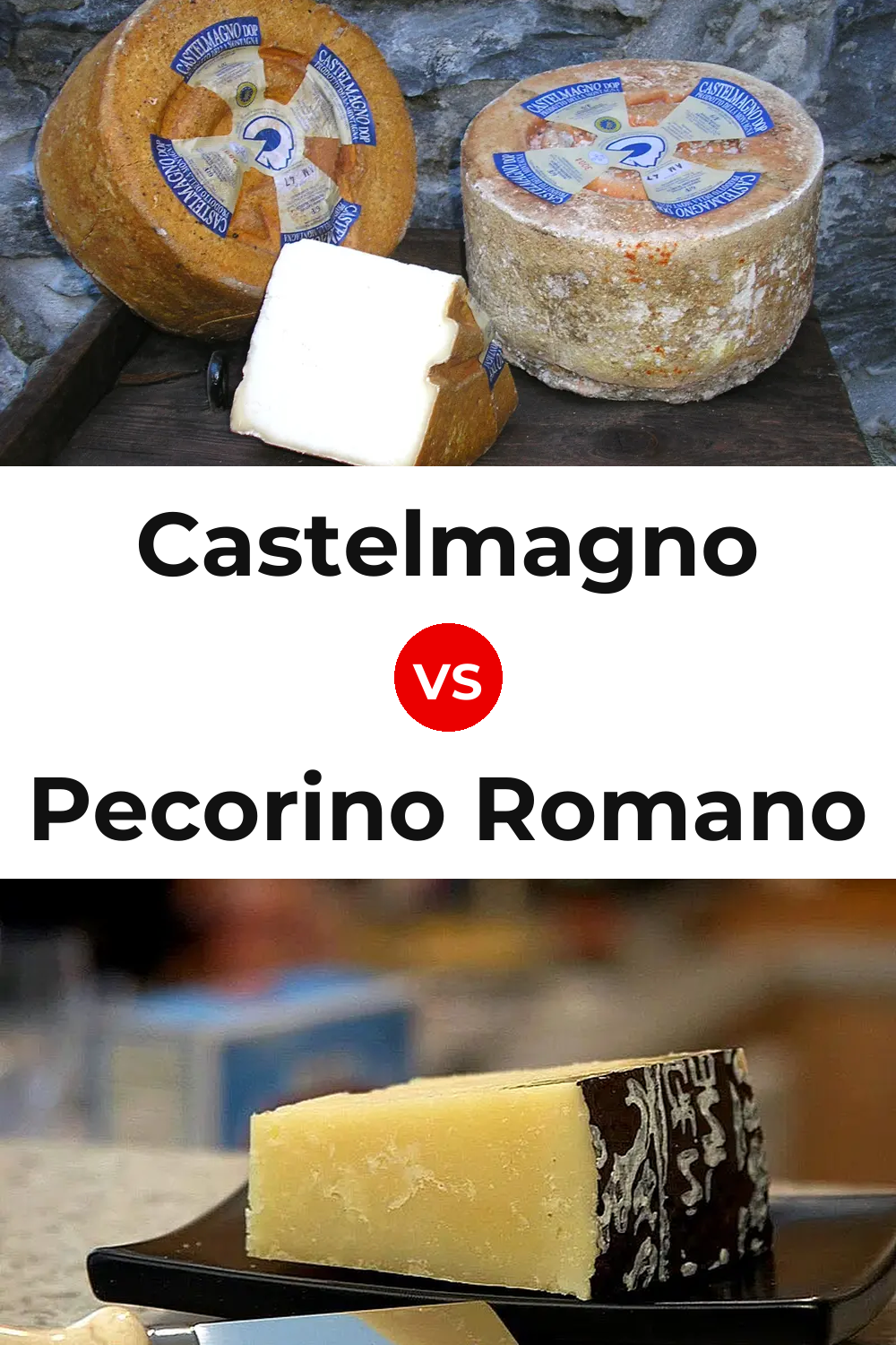 Castelmagno Cheese vs Pecorino Romano Cheese Pinterest comparison