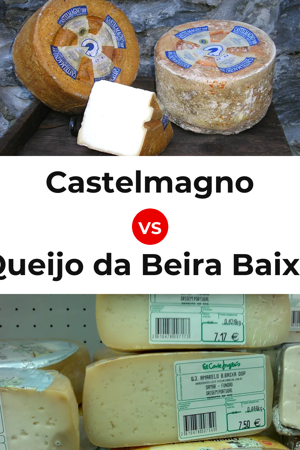 Castelmagno Cheese vs Queijo da Beira Baixa Pinterest comparison