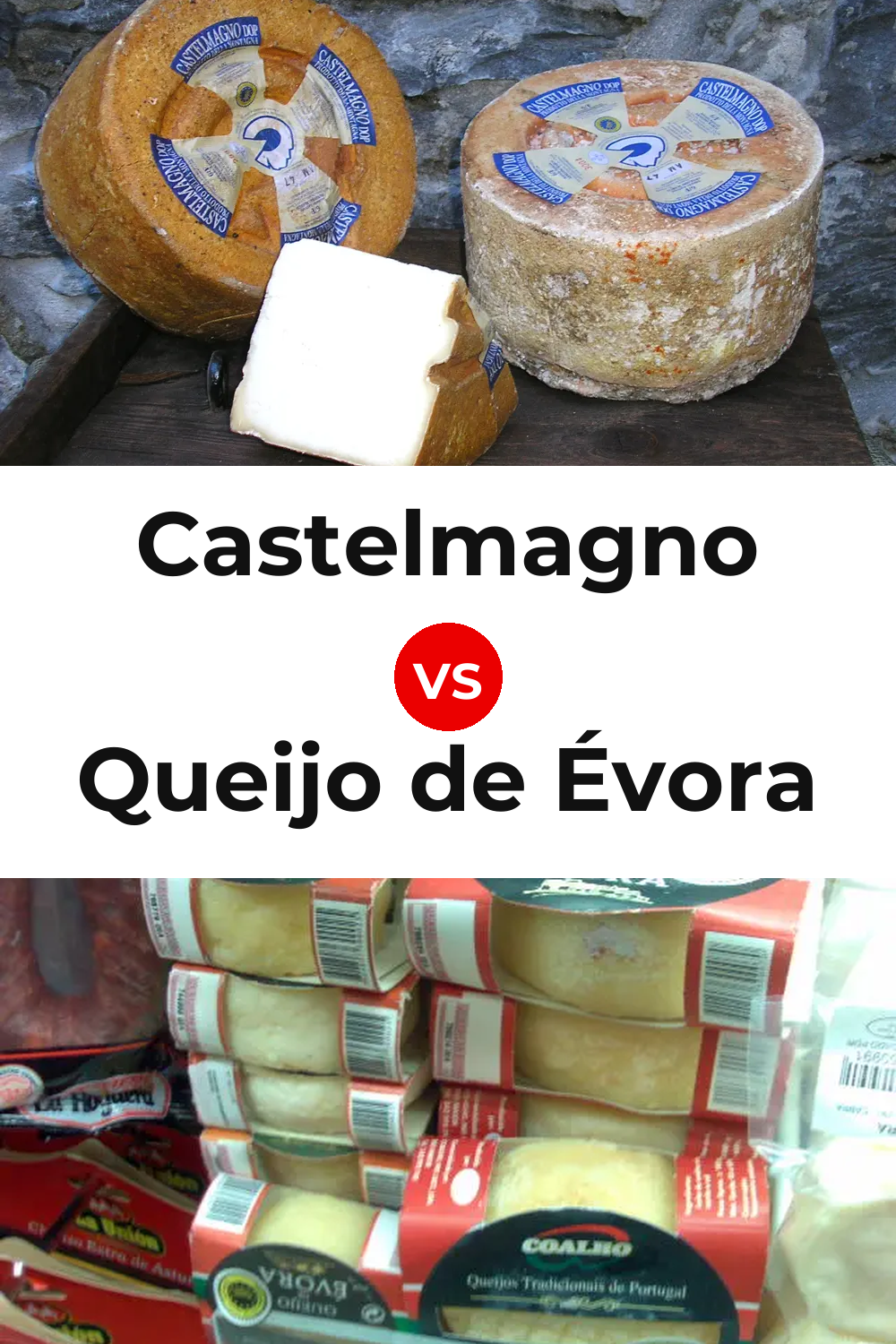 Castelmagno Cheese vs Queijo de Évora Pinterest comparison