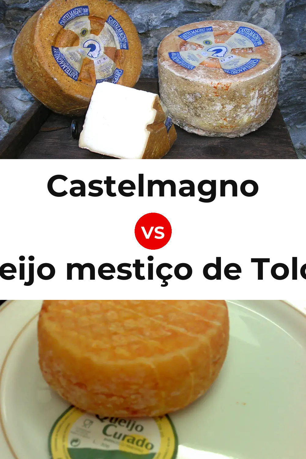 Castelmagno Cheese vs Queijo mestiço de Tolosa Pinterest comparison
