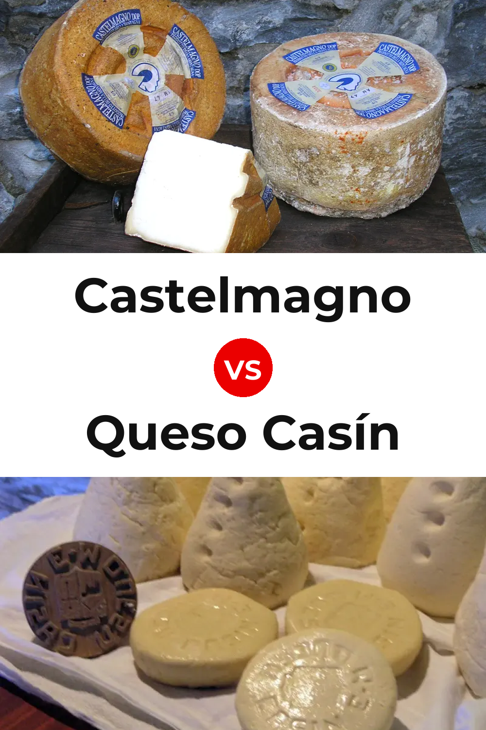 Castelmagno Cheese vs Queso Casín Pinterest comparison