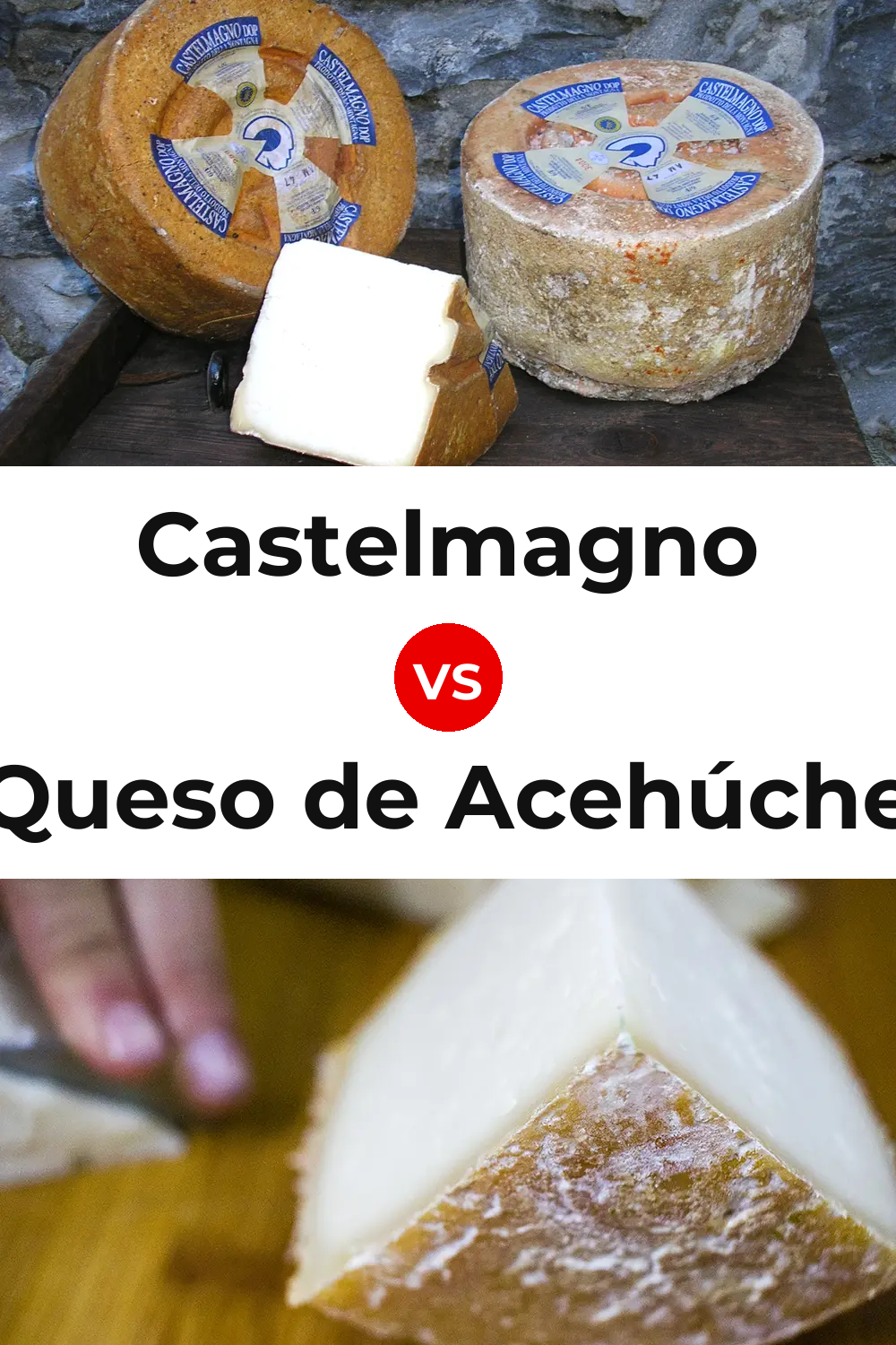 Castelmagno Cheese vs Queso de Acehúche Pinterest comparison