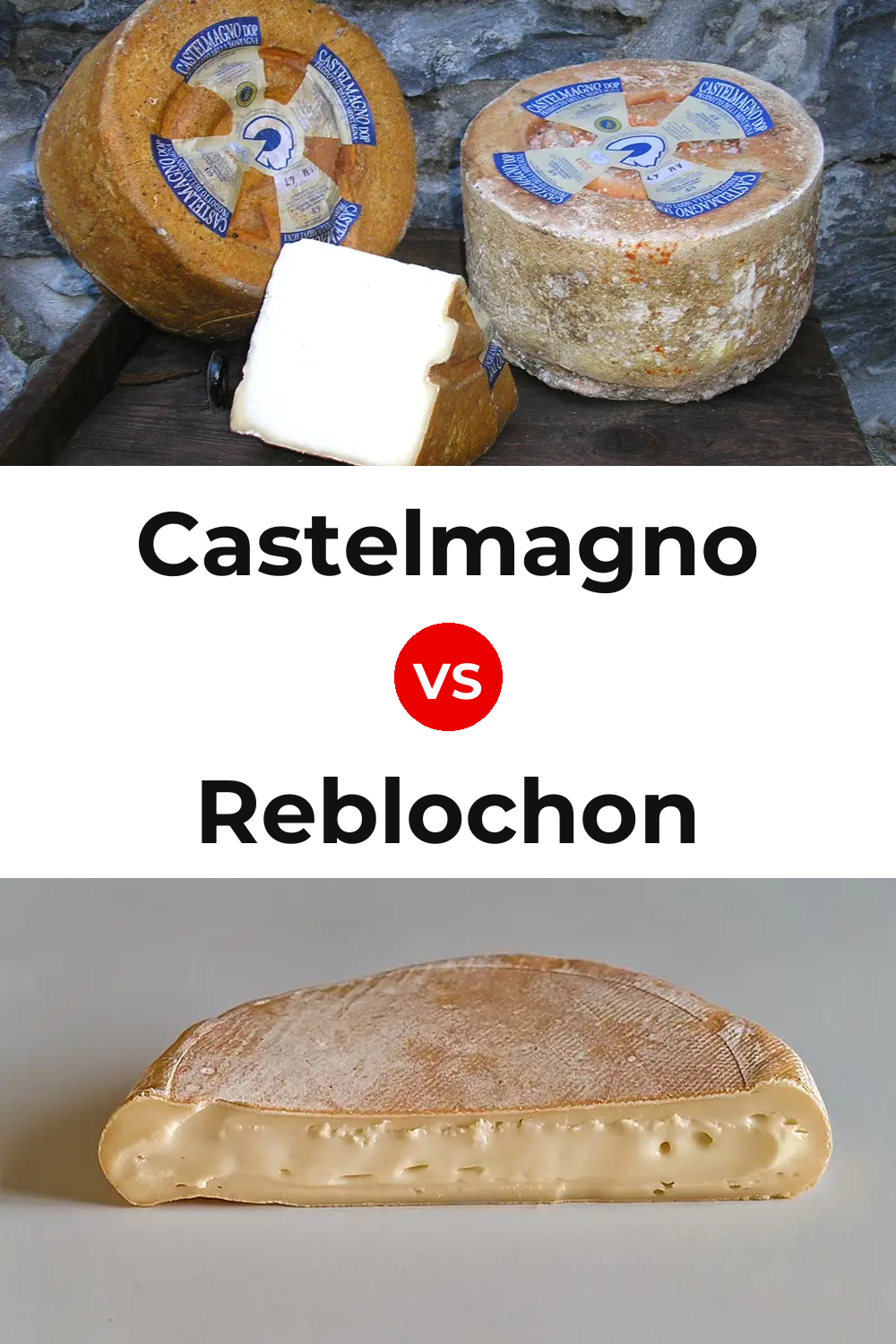 Castelmagno Cheese vs Reblochon Cheese Pinterest comparison