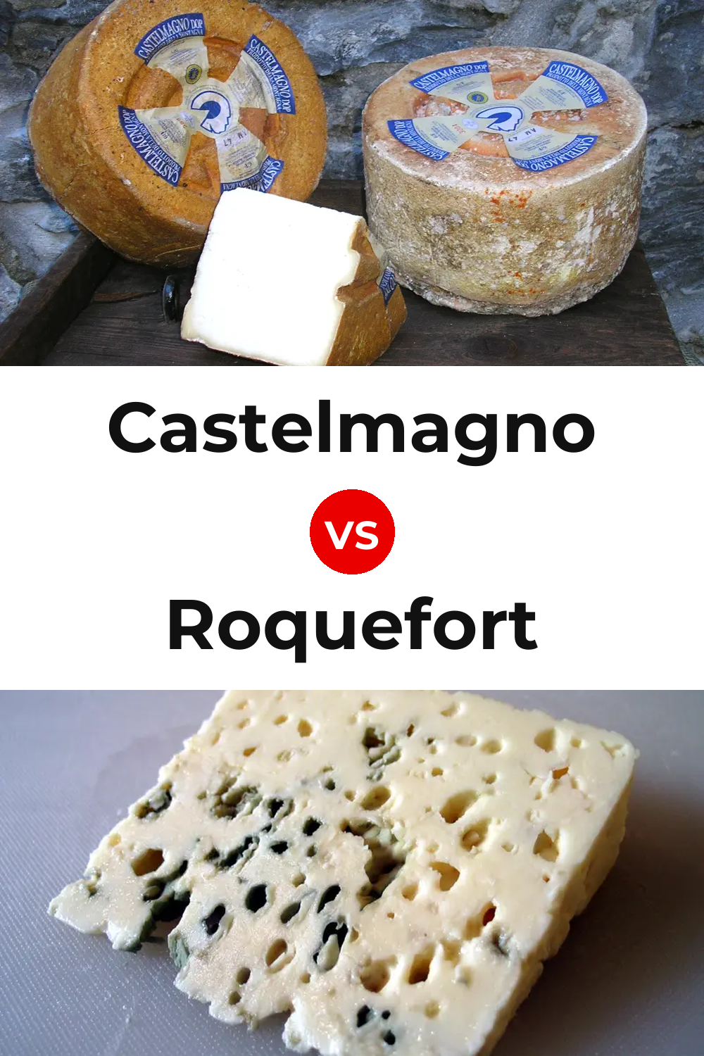 Castelmagno Cheese vs Roquefort Cheese Pinterest comparison