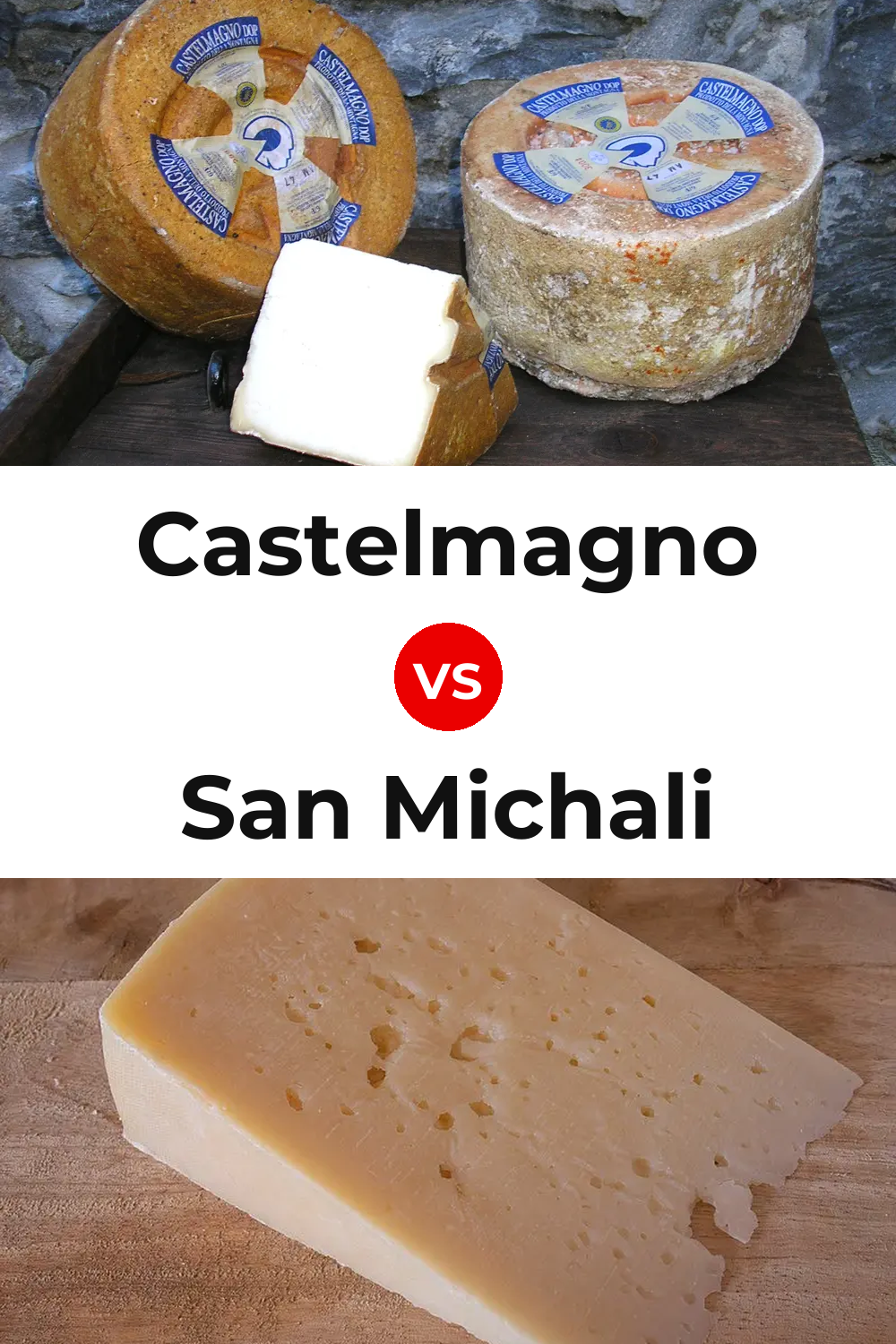 Castelmagno Cheese vs San Michali Cheese Pinterest comparison