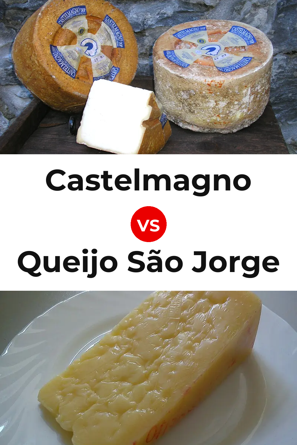 Castelmagno Cheese vs Queijo São Jorge Pinterest comparison