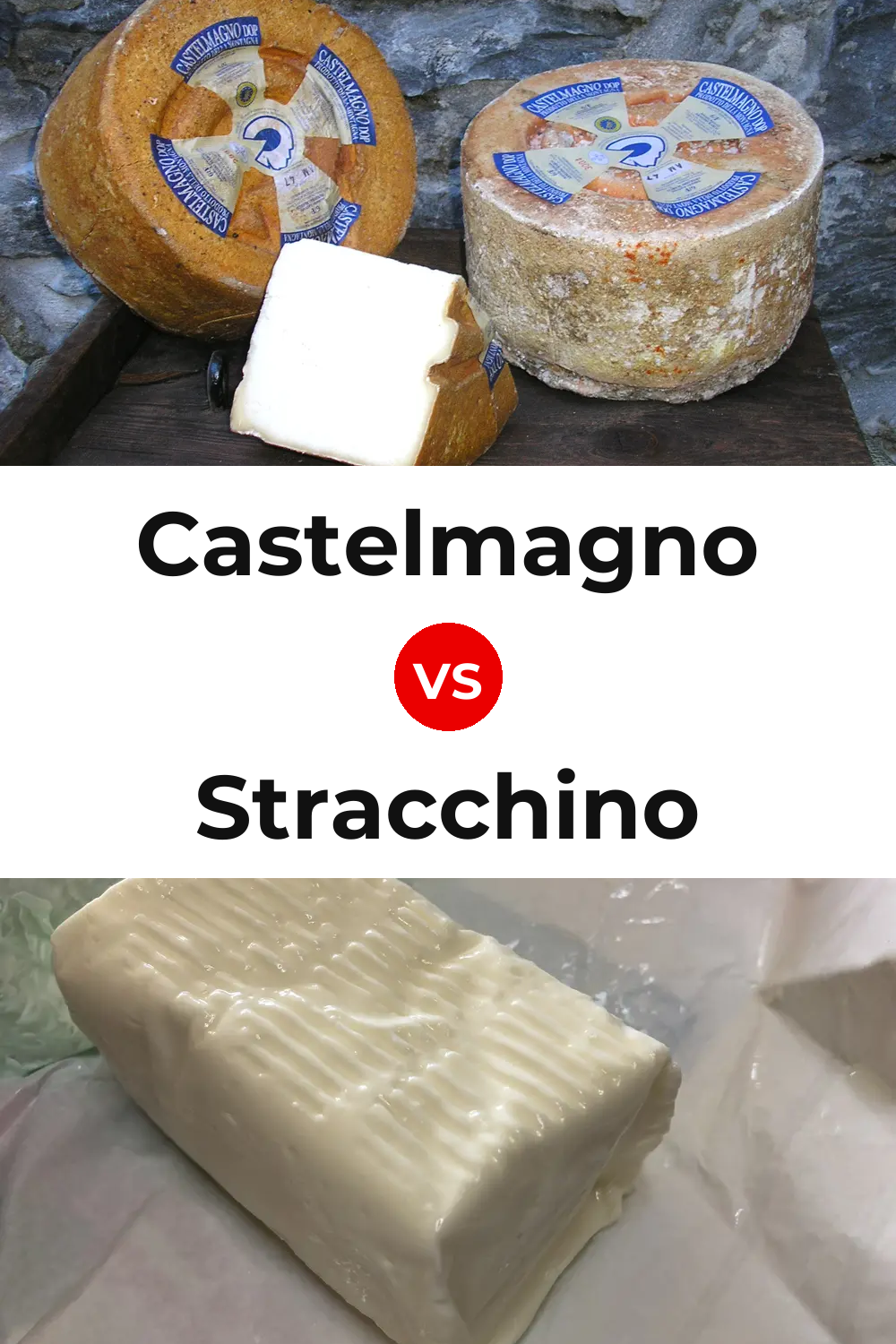 Castelmagno Cheese vs Stracchino Cheese Pinterest comparison