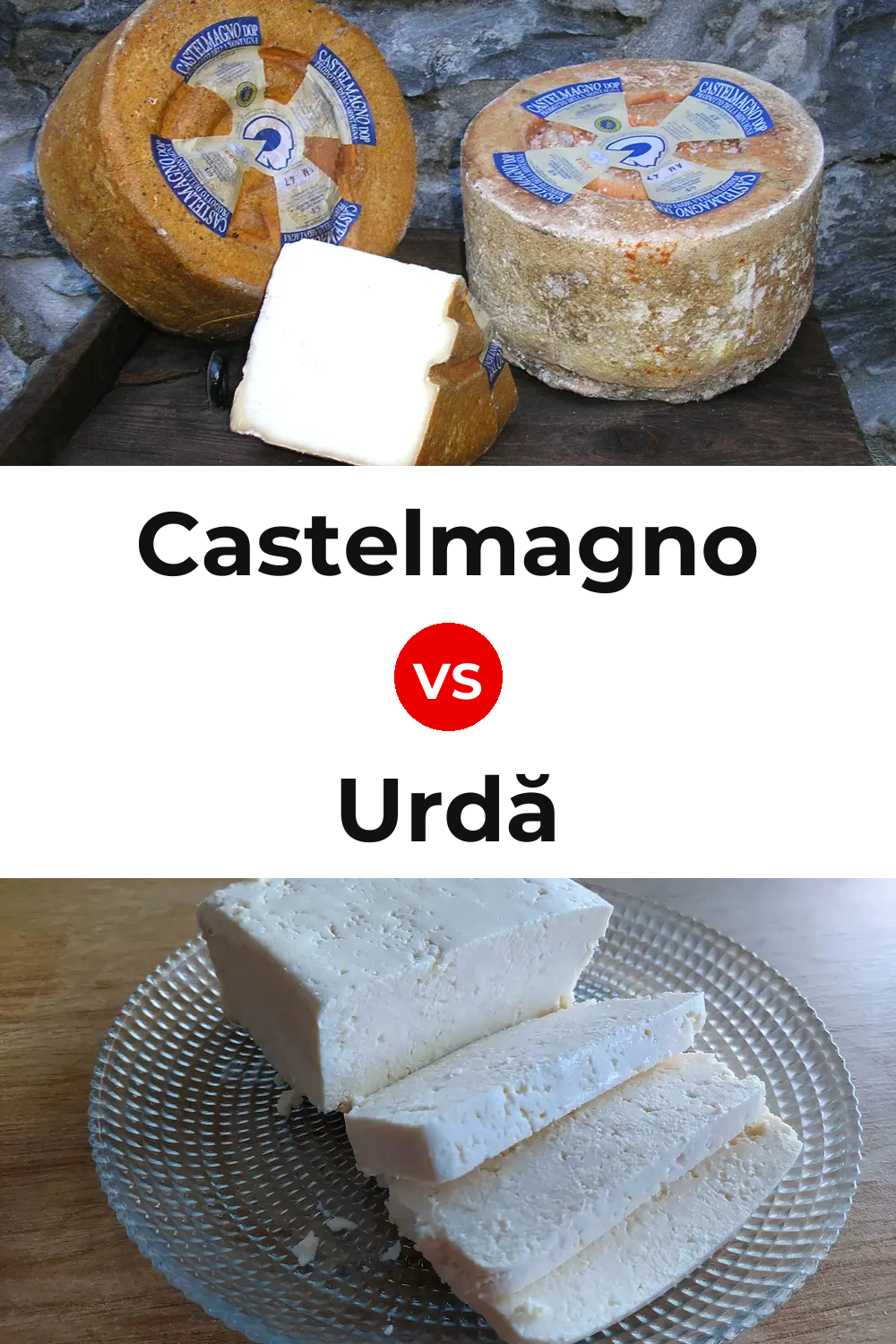 Castelmagno Cheese vs Urdă Cheese Pinterest comparison