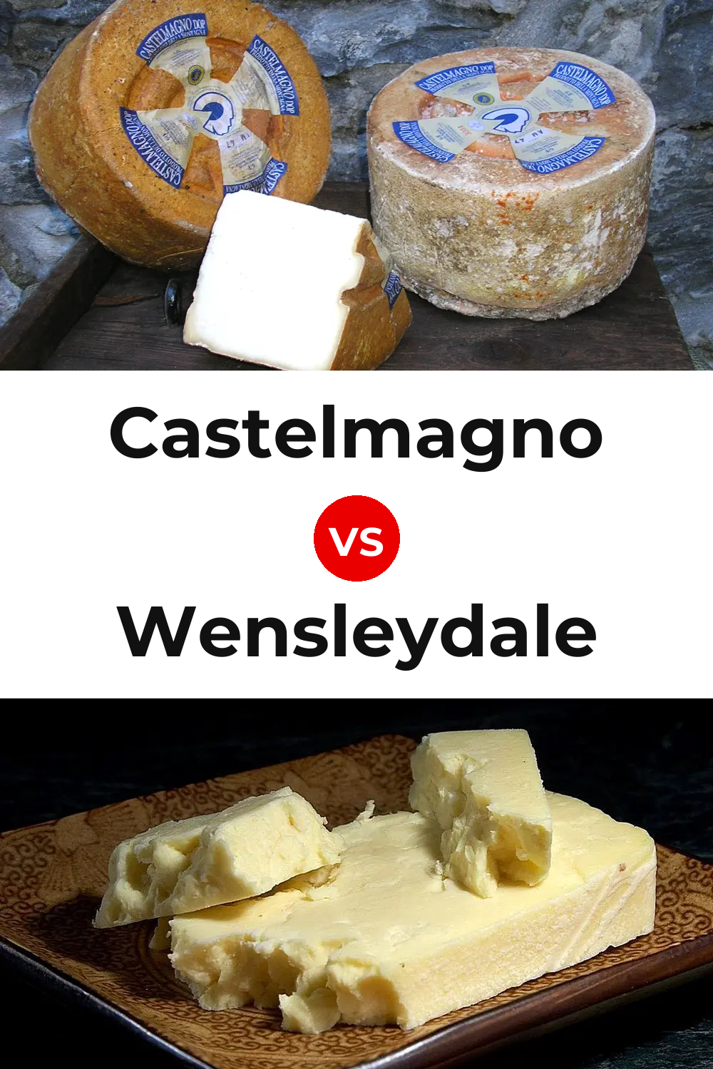 Castelmagno Cheese vs Wensleydale Cheese Pinterest comparison