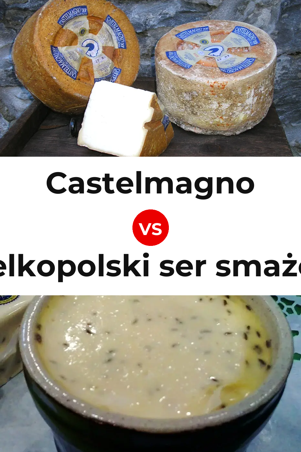 Castelmagno Cheese vs Wielkopolski ser smażony Cheese Pinterest comparison