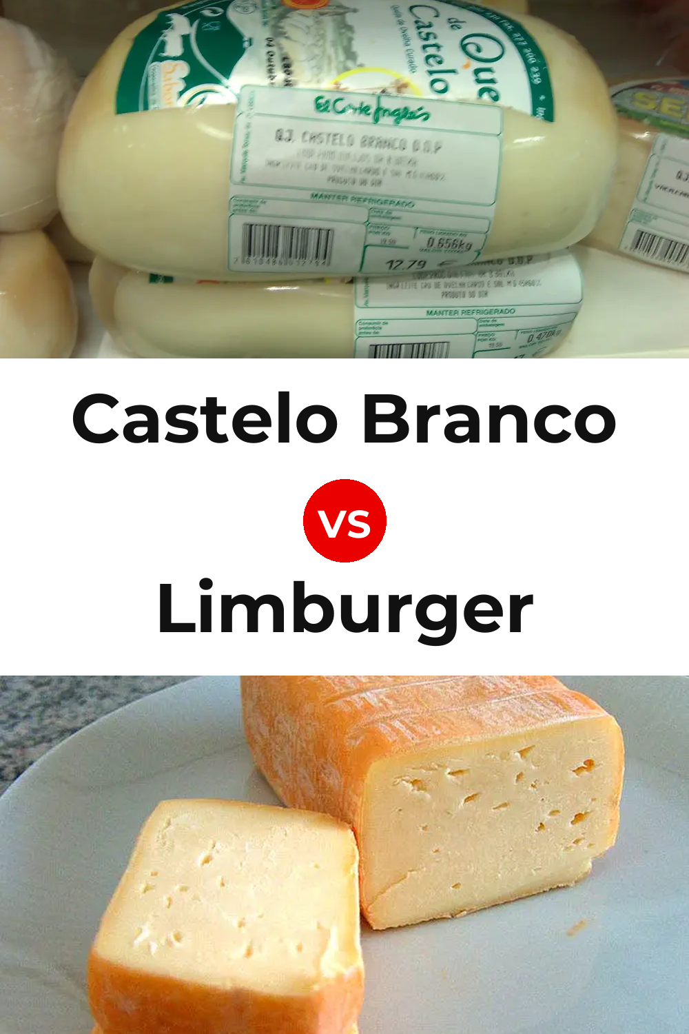 Castelo Branco Cheese vs Limburger Cheese Pinterest comparison