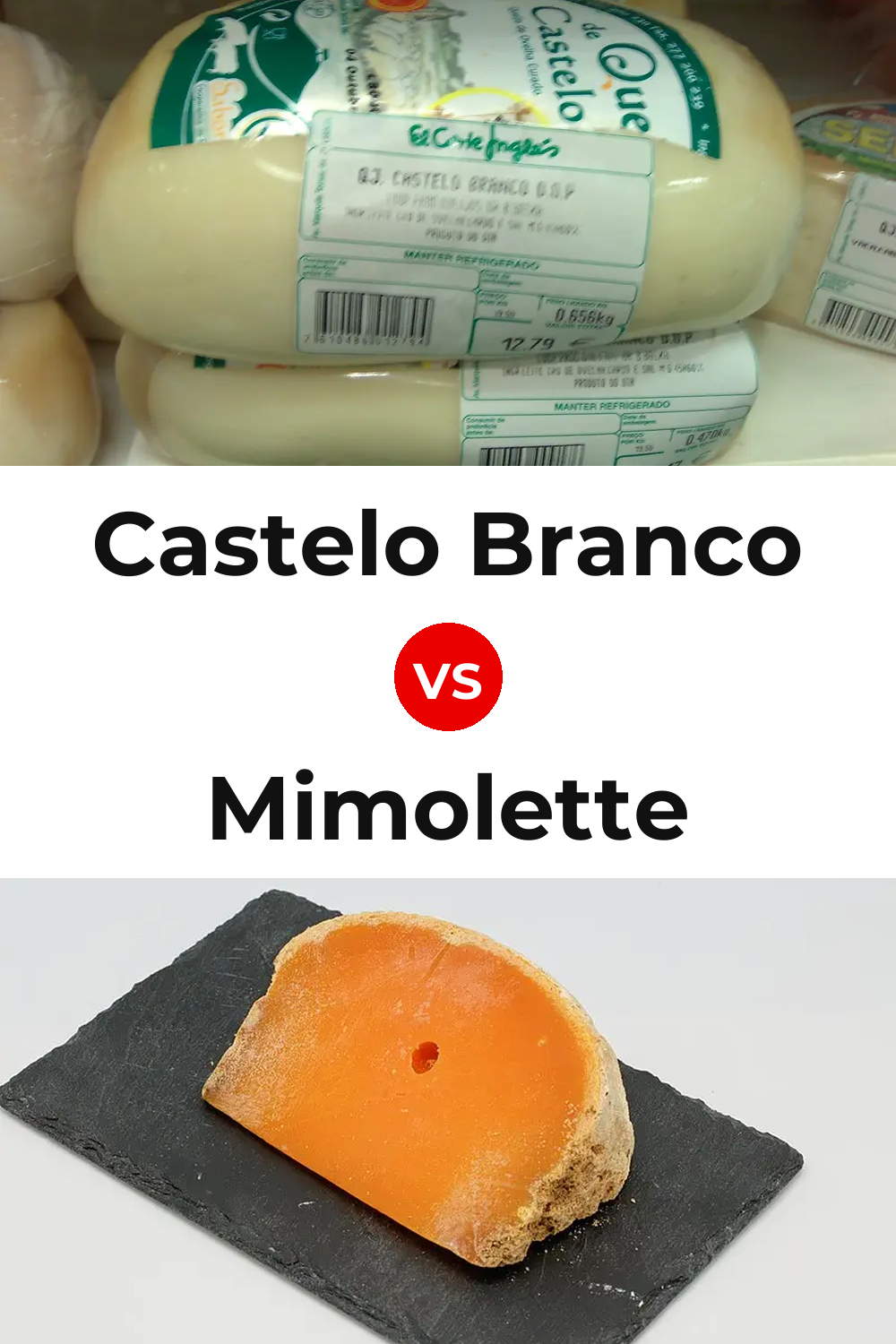 Castelo Branco Cheese vs Mimolette Cheese Pinterest comparison