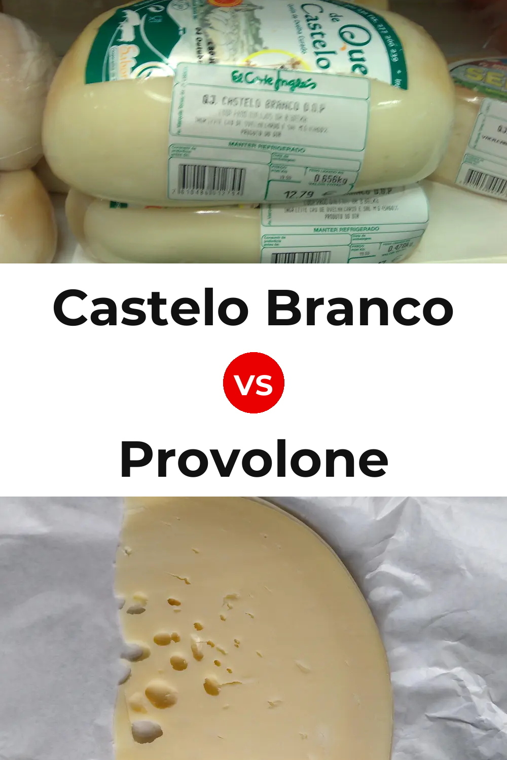 Castelo Branco Cheese vs Provolone Cheese Pinterest comparison