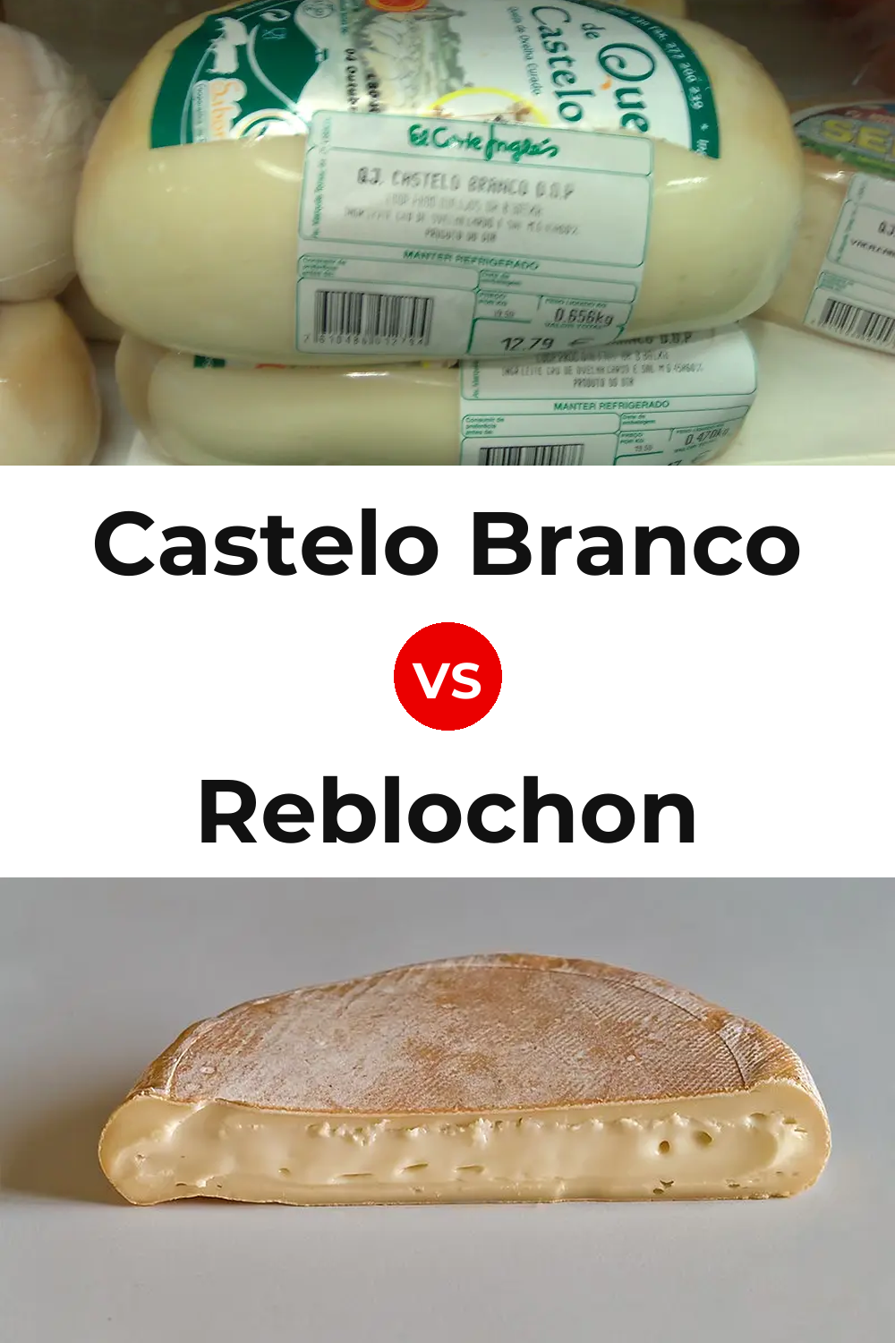 Castelo Branco Cheese vs Reblochon Cheese Pinterest comparison