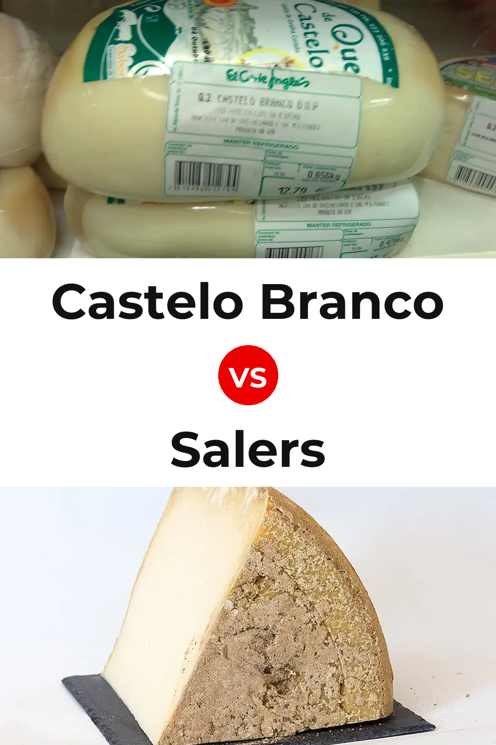 Castelo Branco Cheese vs Salers Cheese Pinterest comparison