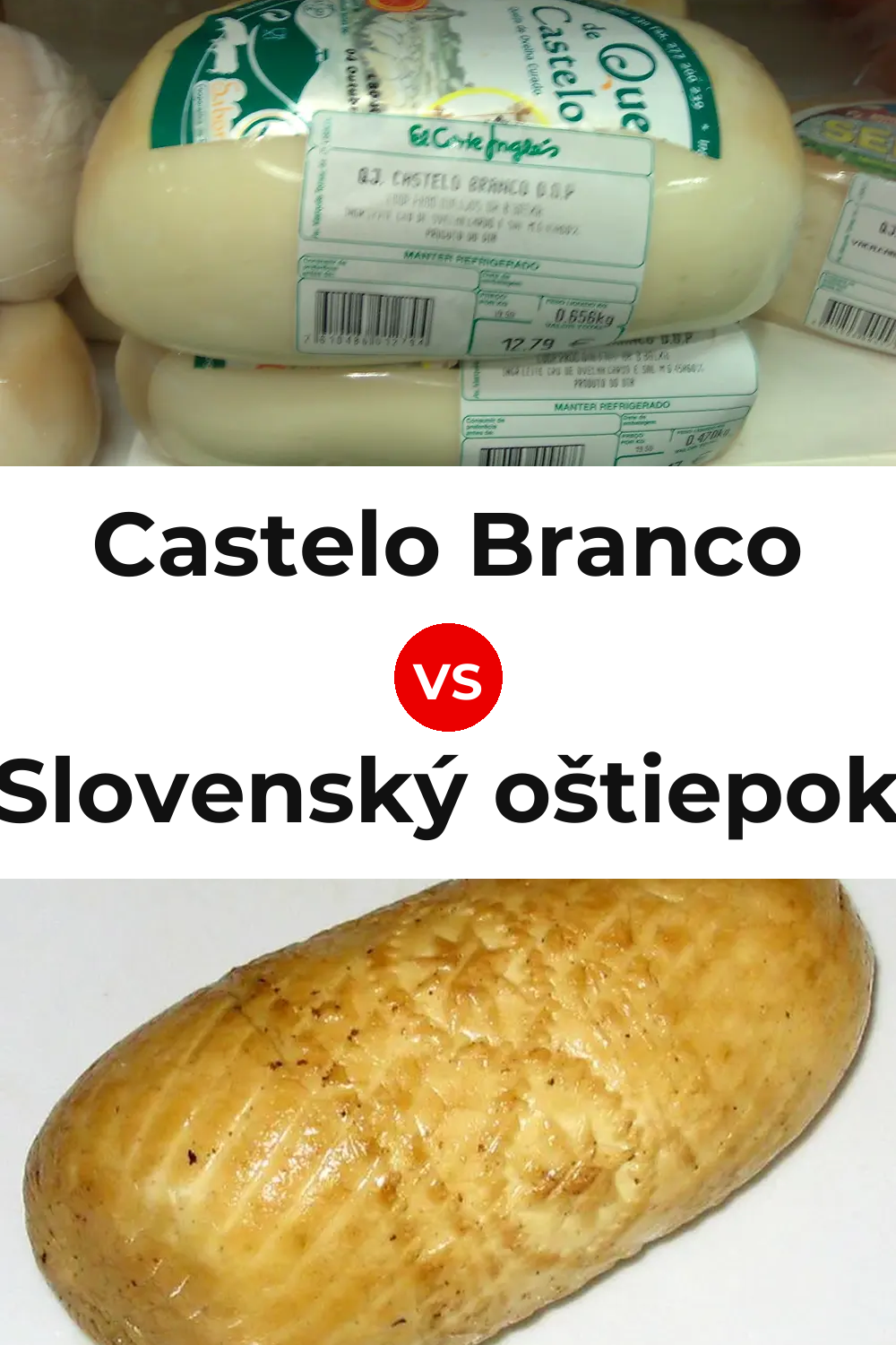 Castelo Branco Cheese vs Slovenský oštiepok Cheese Pinterest comparison