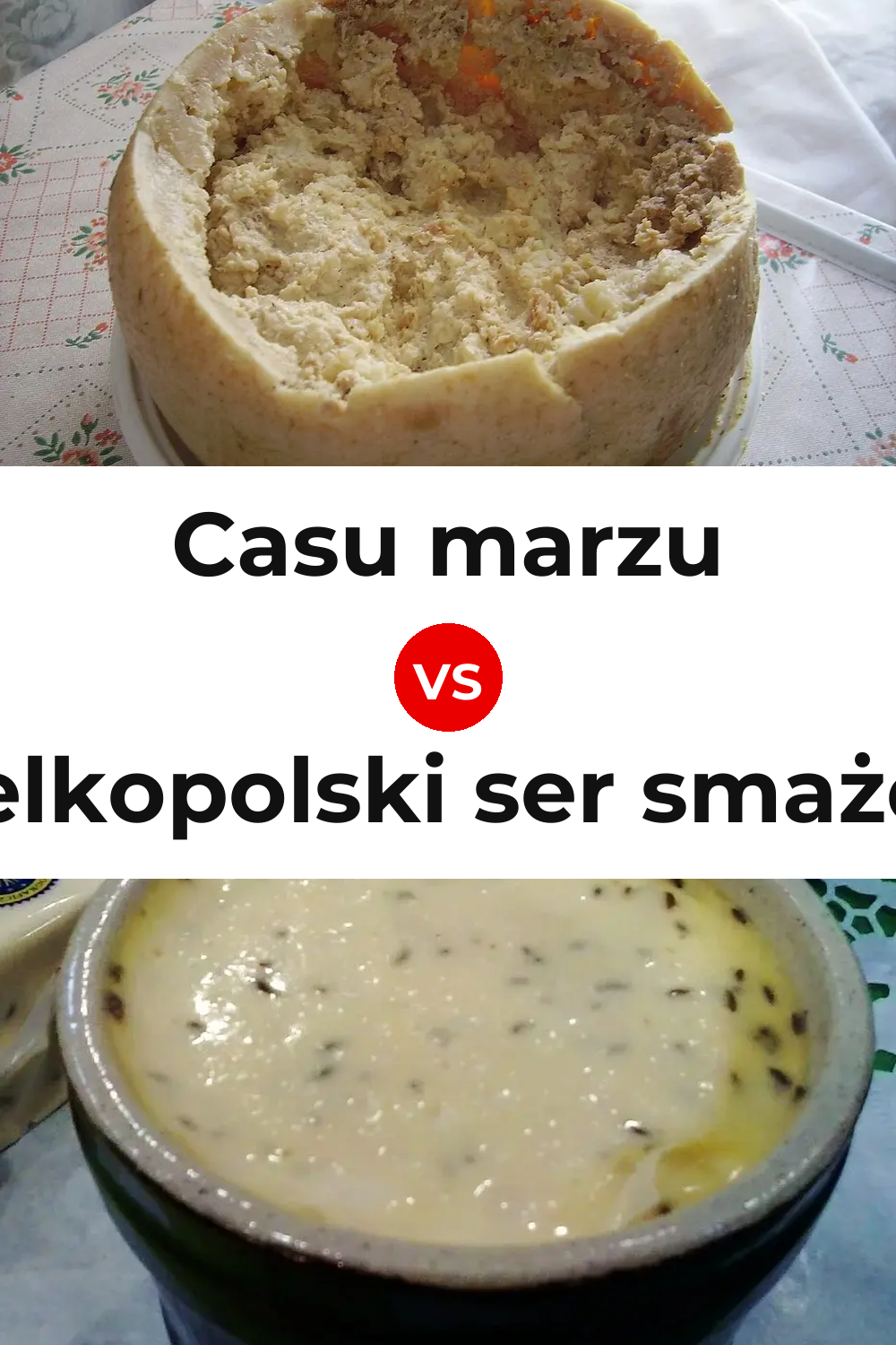 Casu marzu Cheese vs Wielkopolski ser smażony Cheese Pinterest comparison