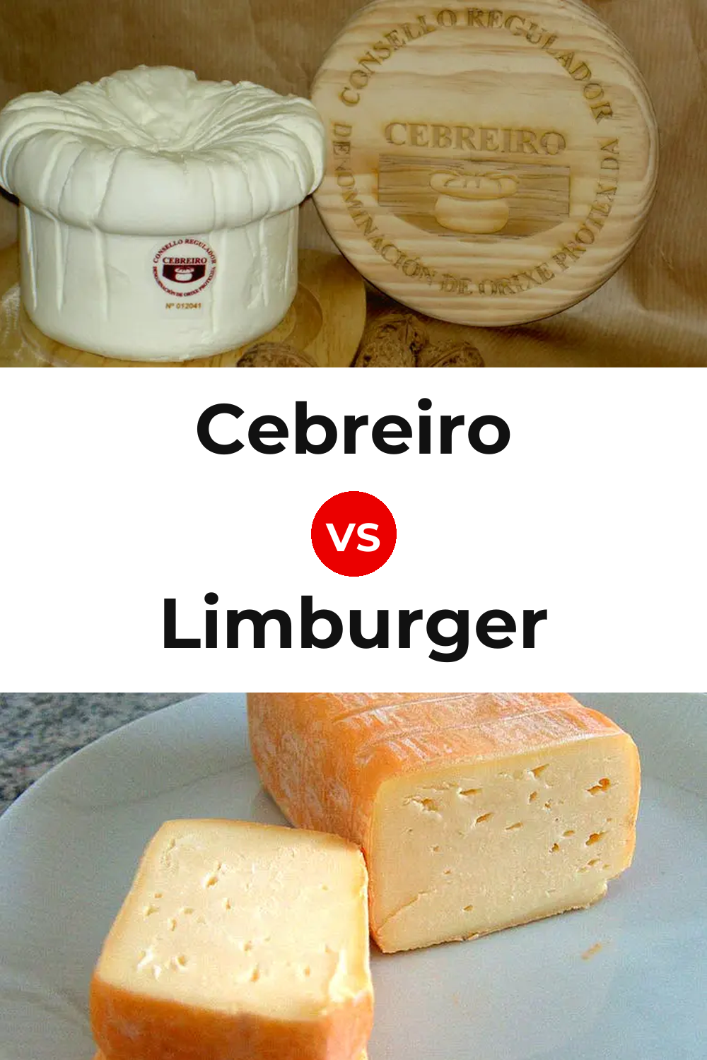 Cebreiro Cheese vs Limburger Cheese Pinterest comparison