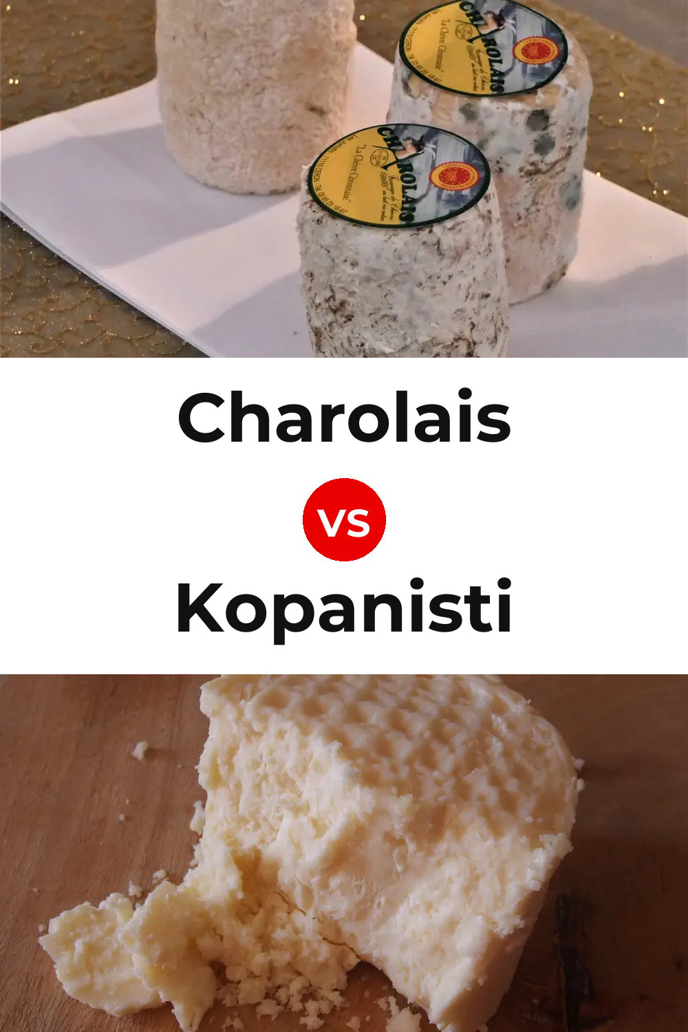 Charolais Cheese vs Kopanisti Cheese Pinterest comparison