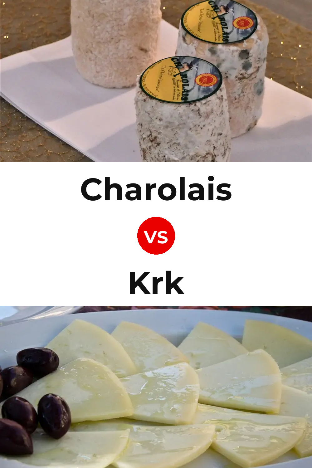 Charolais Cheese vs Krk Cheese Pinterest comparison