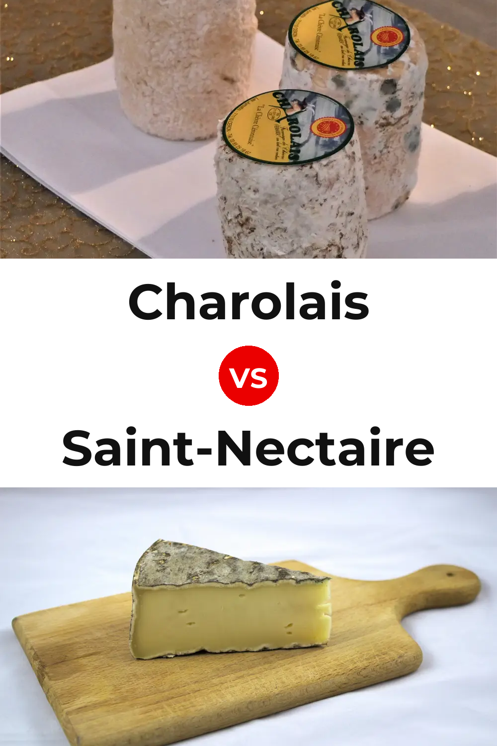 Charolais Cheese vs Saint-Nectaire Cheese Pinterest comparison