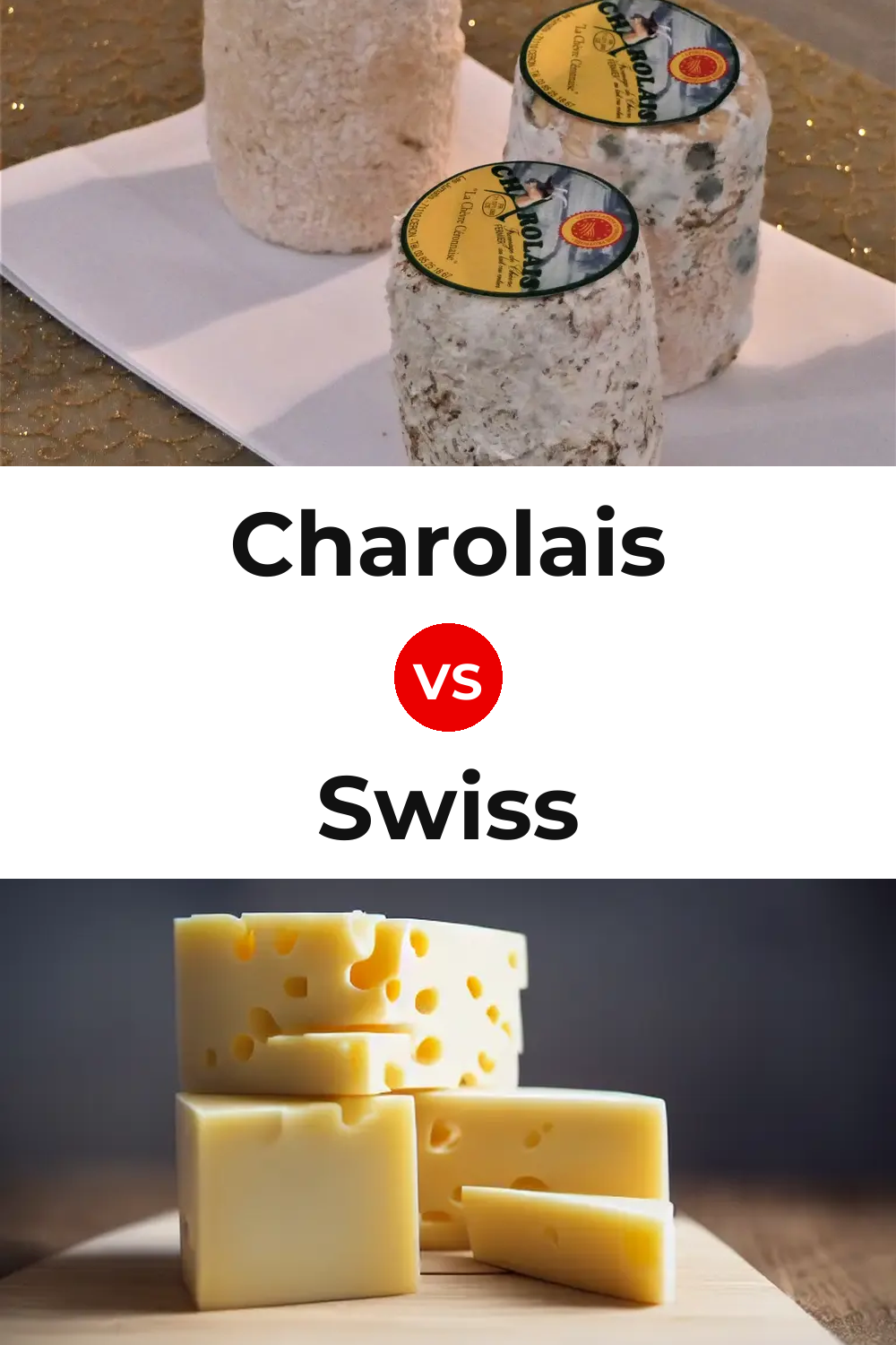 Charolais Cheese vs Swiss Cheese Pinterest comparison