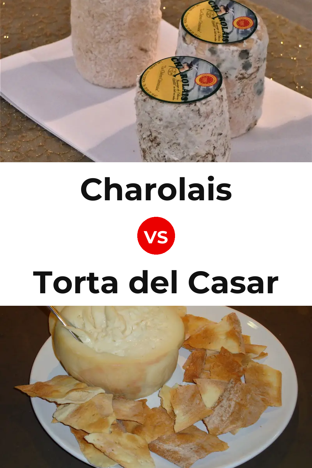 Charolais Cheese vs Torta del Casar Cheese Pinterest comparison