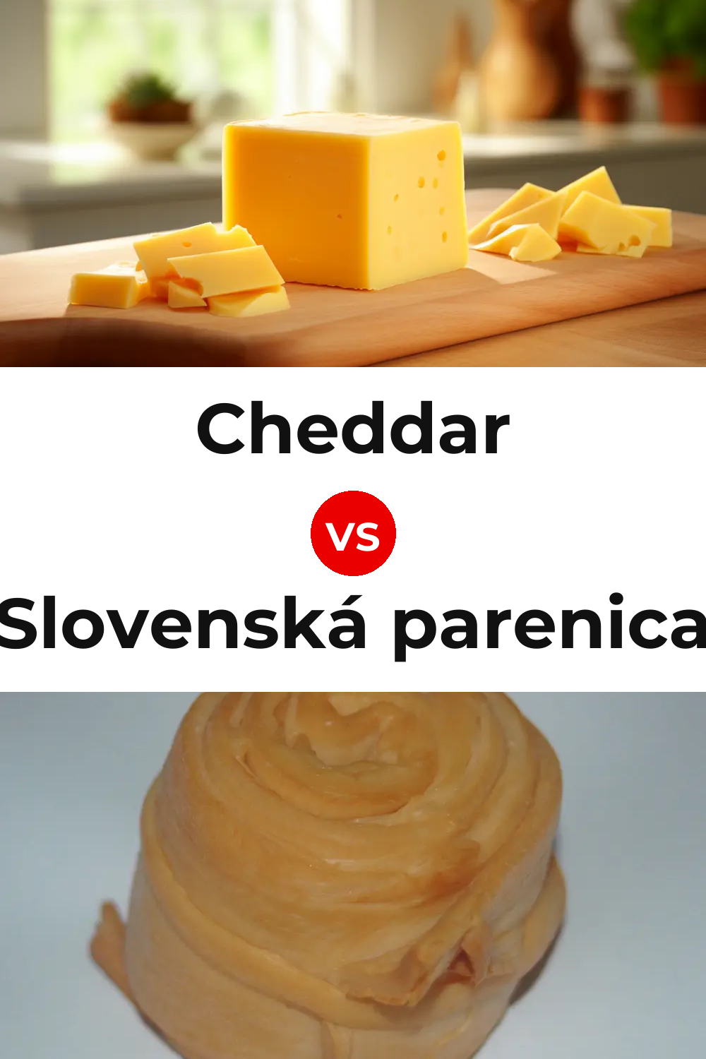 Cheddar Cheese vs Slovenská parenica Cheese Pinterest comparison
