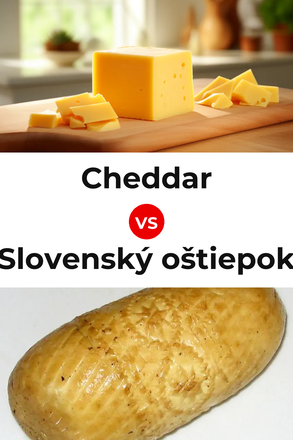 Cheddar Cheese vs Slovenský oštiepok Cheese Pinterest comparison